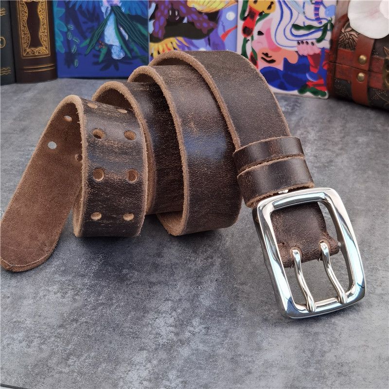 Japanese Brand × Leather Belt Buckle Thick Leather Size ONE SIZE - 1 Thumbnail