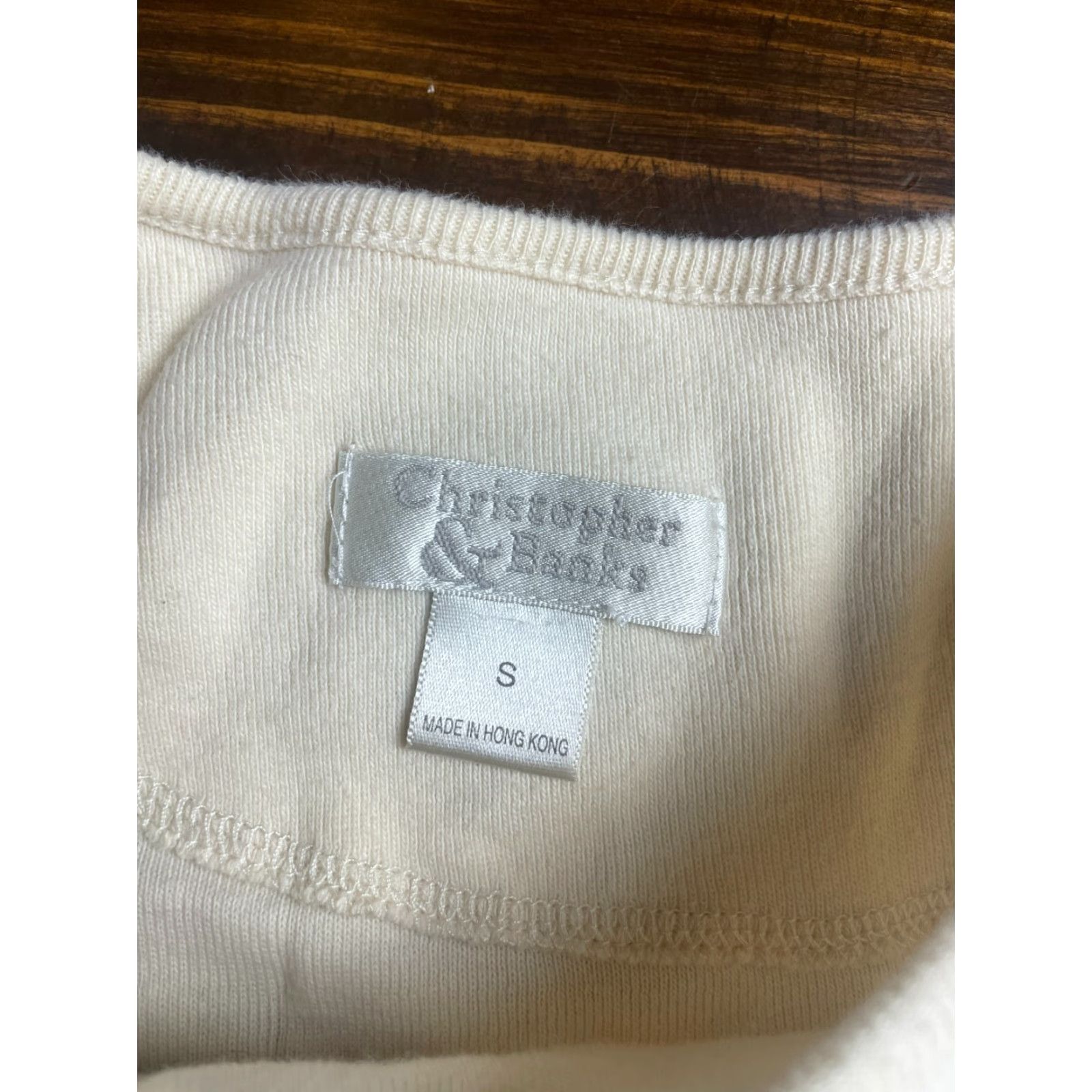 Vintage Christopher & Banks Shirt Womens Small Cream Fall Autumn Leaves 3/4 Sleeve T-Shirt Casual Vintage No Size S / US 4 / IT 40 - 6 Thumbnail