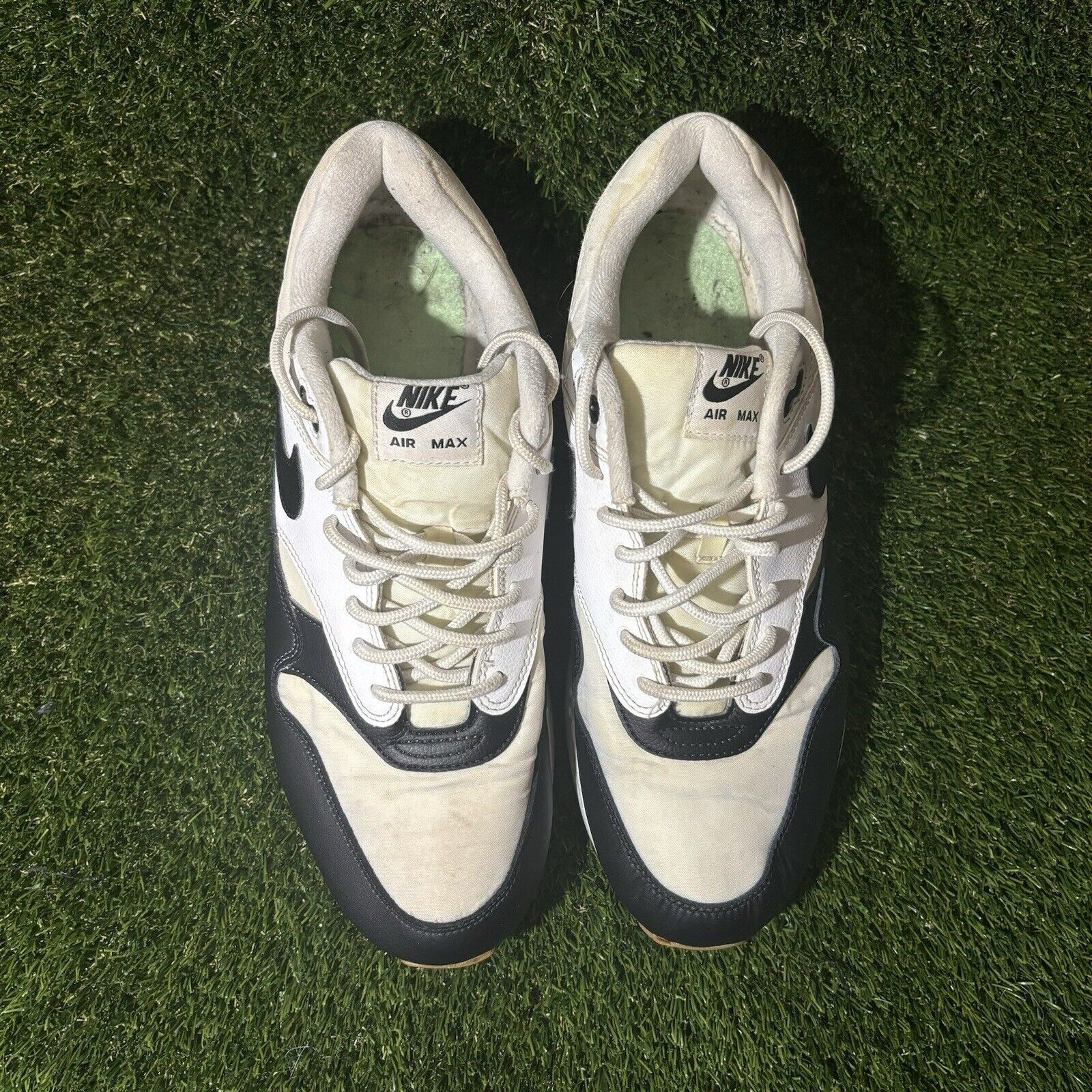 Nike Size 10 - Nike Air Max 1 White Black Gum Size US 10 / EU 43 - 2 Thumbnail