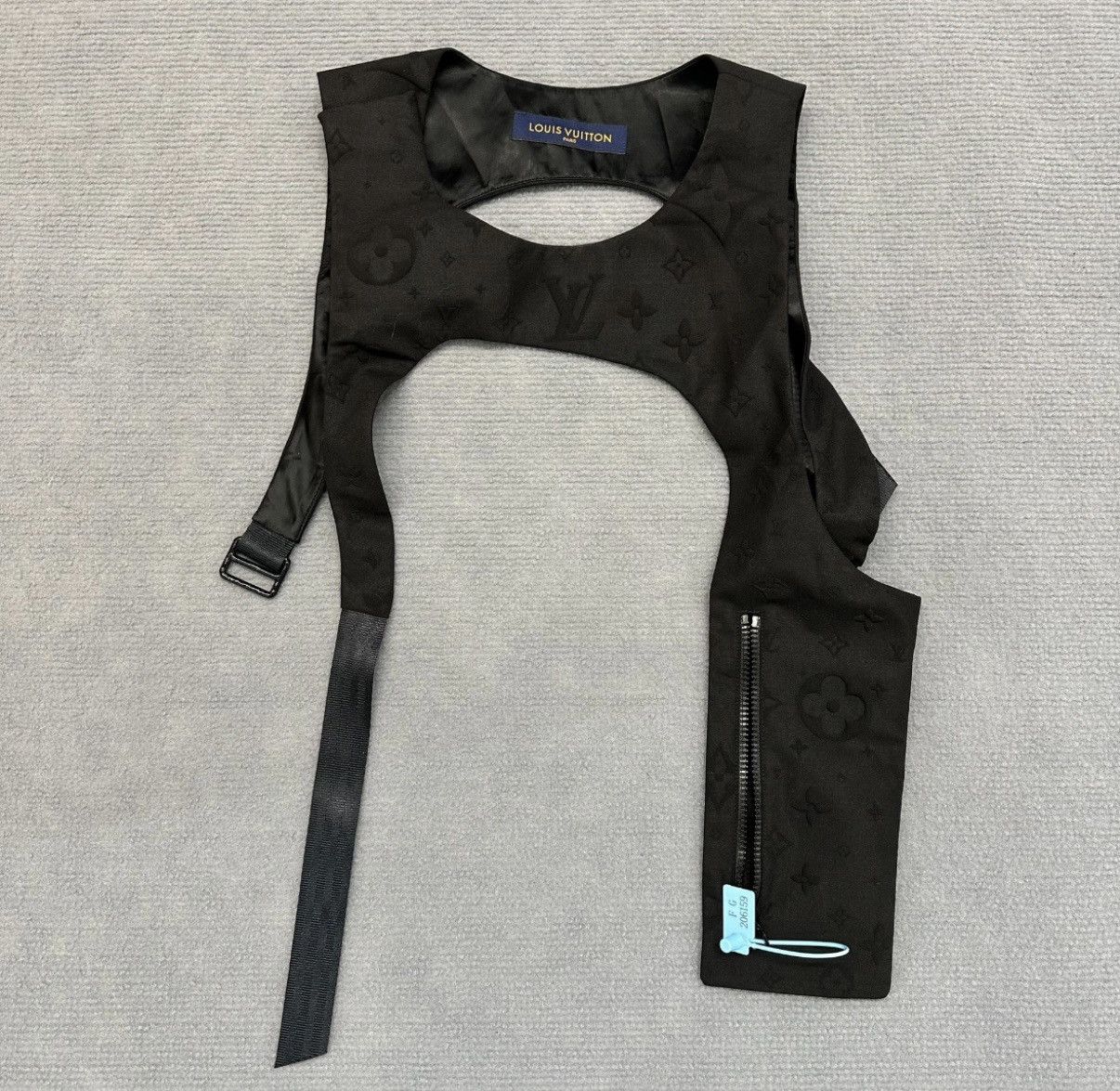 Louis Vuitton Virgil Abloh Louis Vuitton Black Monogram Vest Mid Layer Grailed