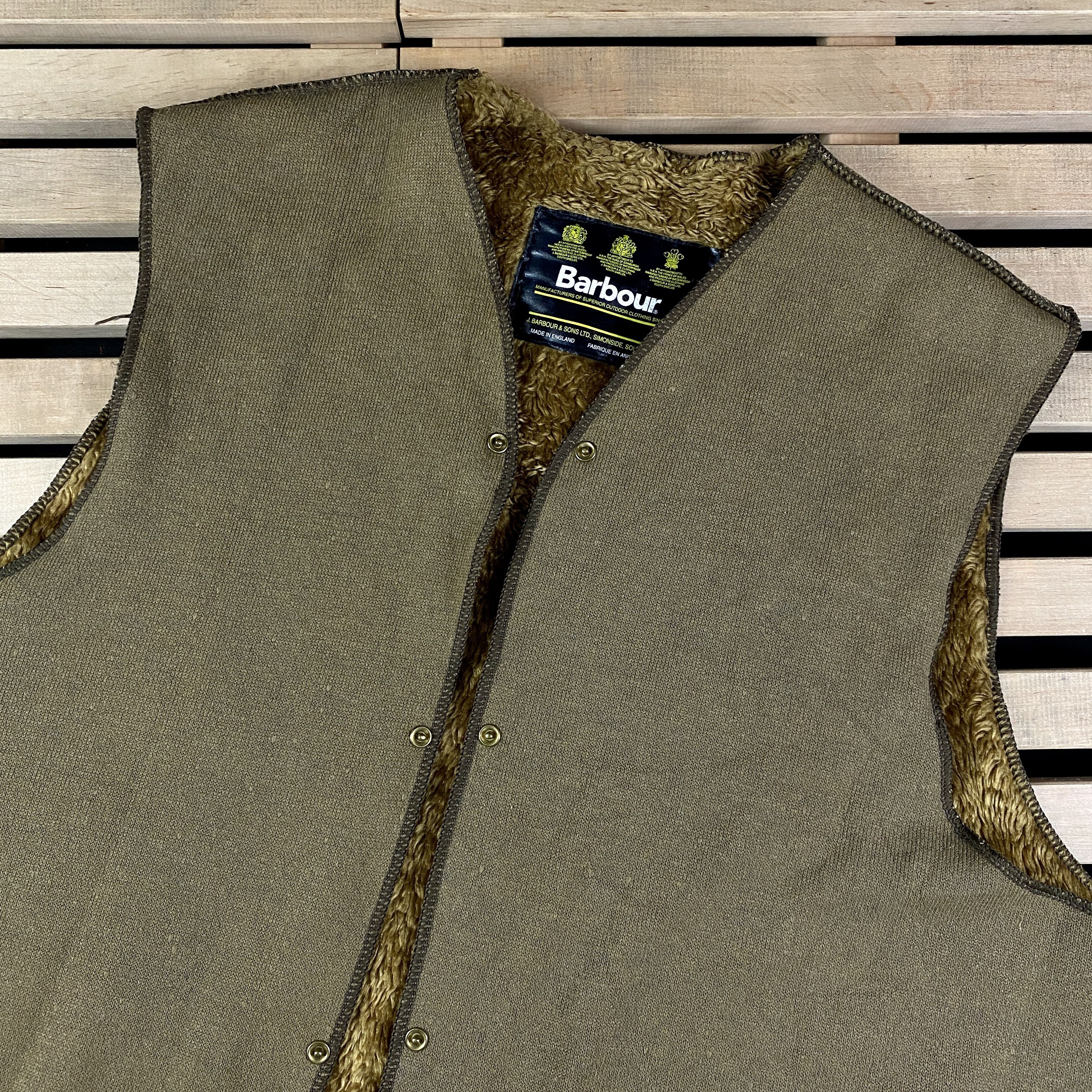 Barbour × Vintage Mens Vest Jacket Barbour Lining Size XL Size US XL / EU 56 / 4 - 2 Thumbnail