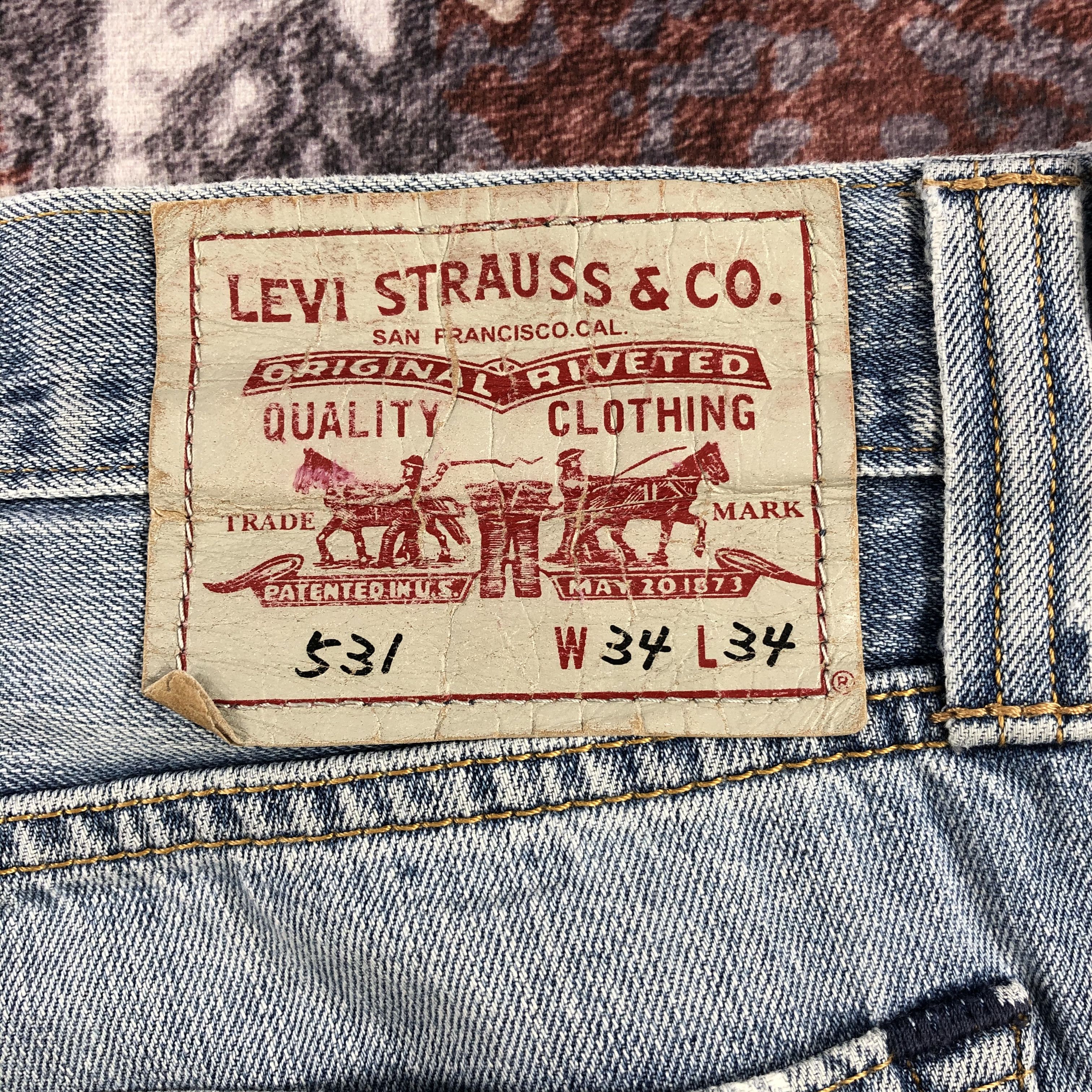 Levi's × Vintage Vintage Light Wash Levis 531 Jeans-JM2162 Size US 34 / EU 50 - 6 Thumbnail