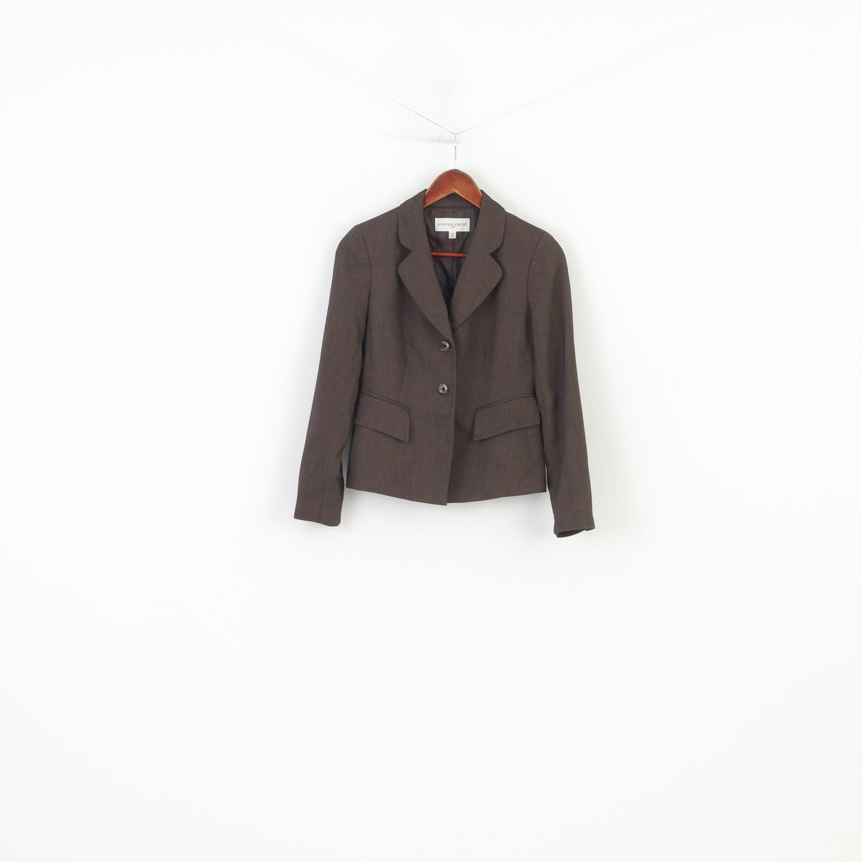 Jones New York Jones New York Suit Woman 4 Jacket Brown Brasted Collar 4222 Size S / US 4 / IT 40 - 1 Thumbnail