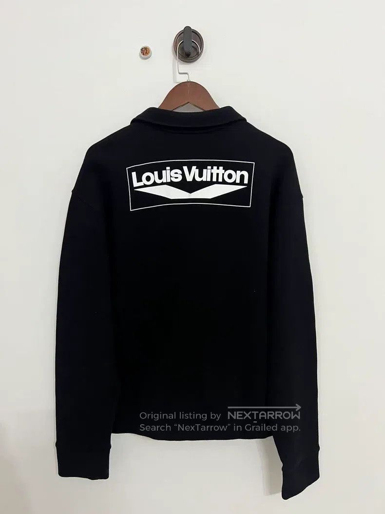 Louis Vuitton Louis Vuitton Black triangle logo zipper jacket Size US L / EU 52-54 / 3 - 3 Thumbnail