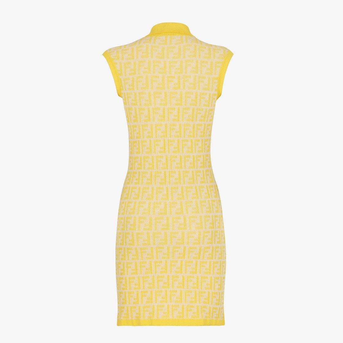 Fendi o1s1wg110825 Dress in Yellow Size XL / US 12-14 / IT 48-50 - 2 Thumbnail