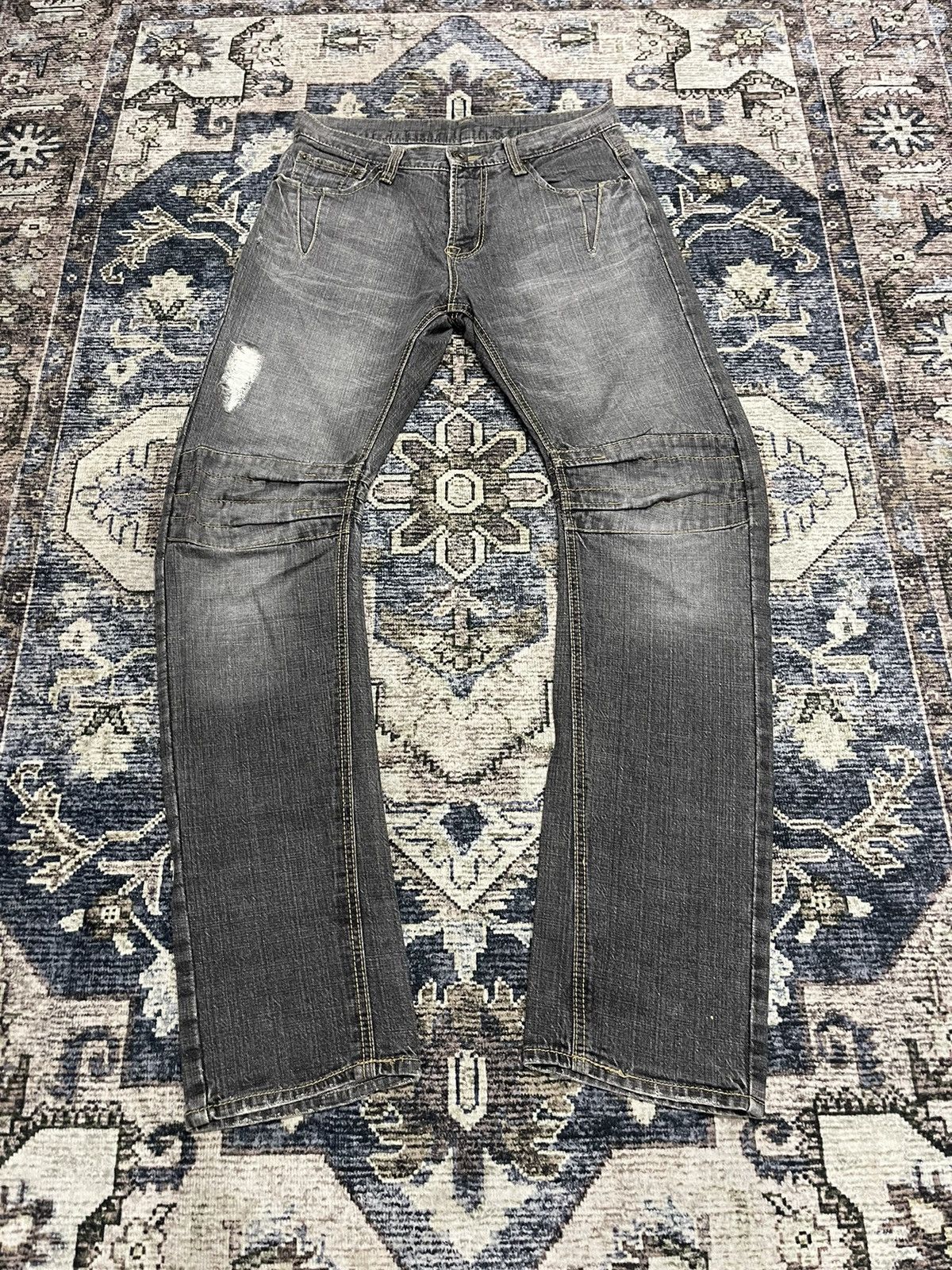 If Six Was Nine × PPFM × Vintage Vintage PPFM Curve Denim Pants Size US 32 / EU 48 - 1 Thumbnail