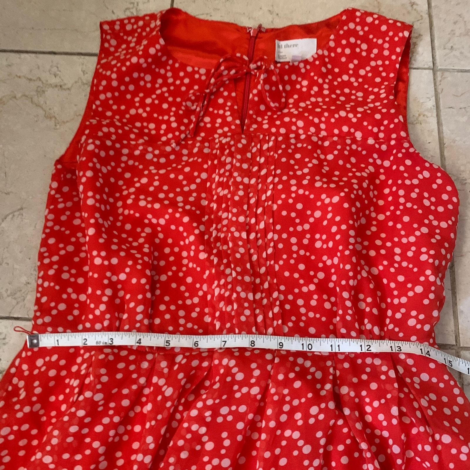 Anthropologie Anthropologie Hi There Karen Walker 6 Dress Red Polka Dot Size M / US 6-8 / IT 42-44 - 12 Thumbnail