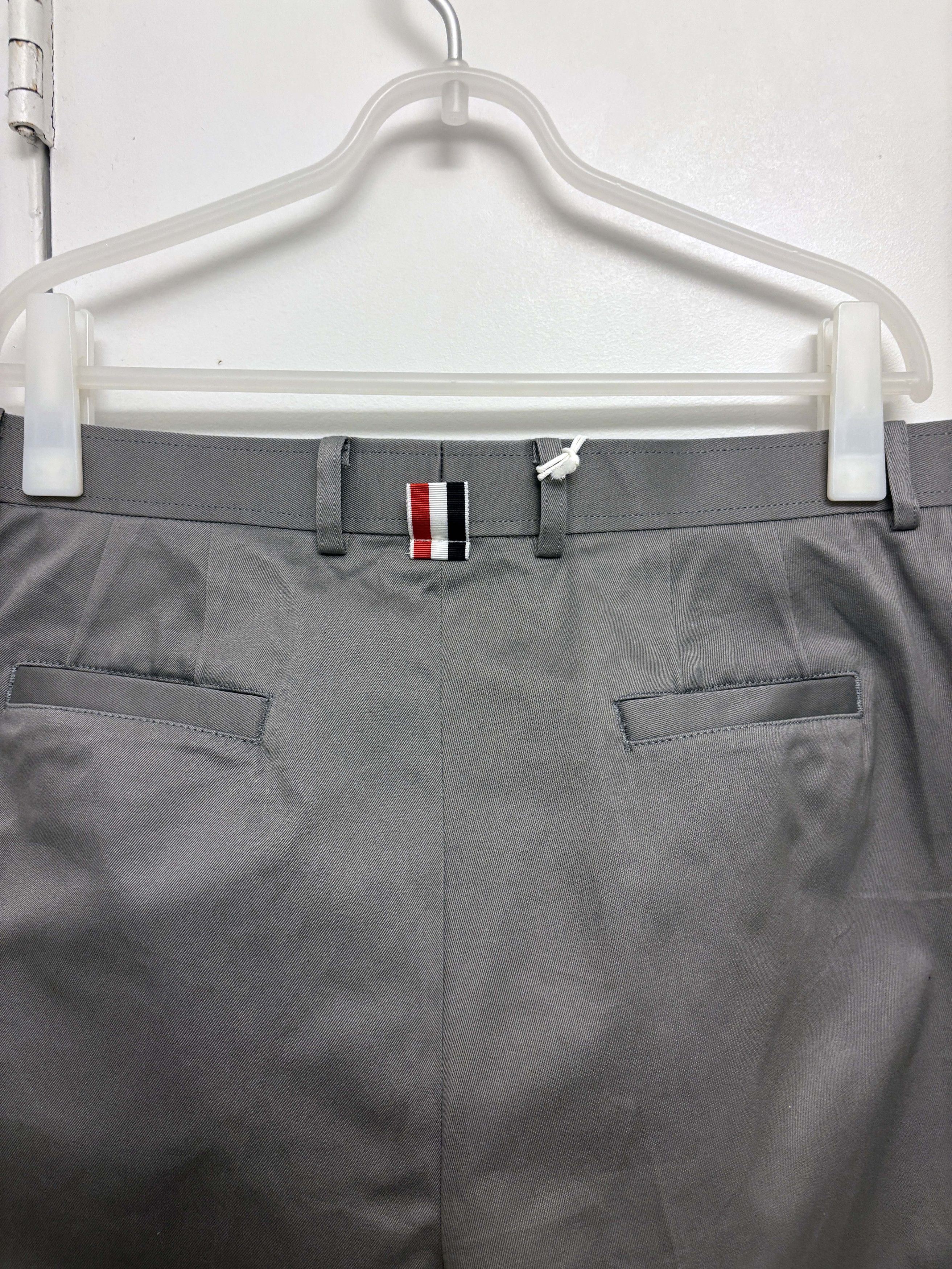 Thom Browne Thom Browne Cotton Trousers with Signature Ribbon Detail Size US 36 / EU 52 - 5 Thumbnail