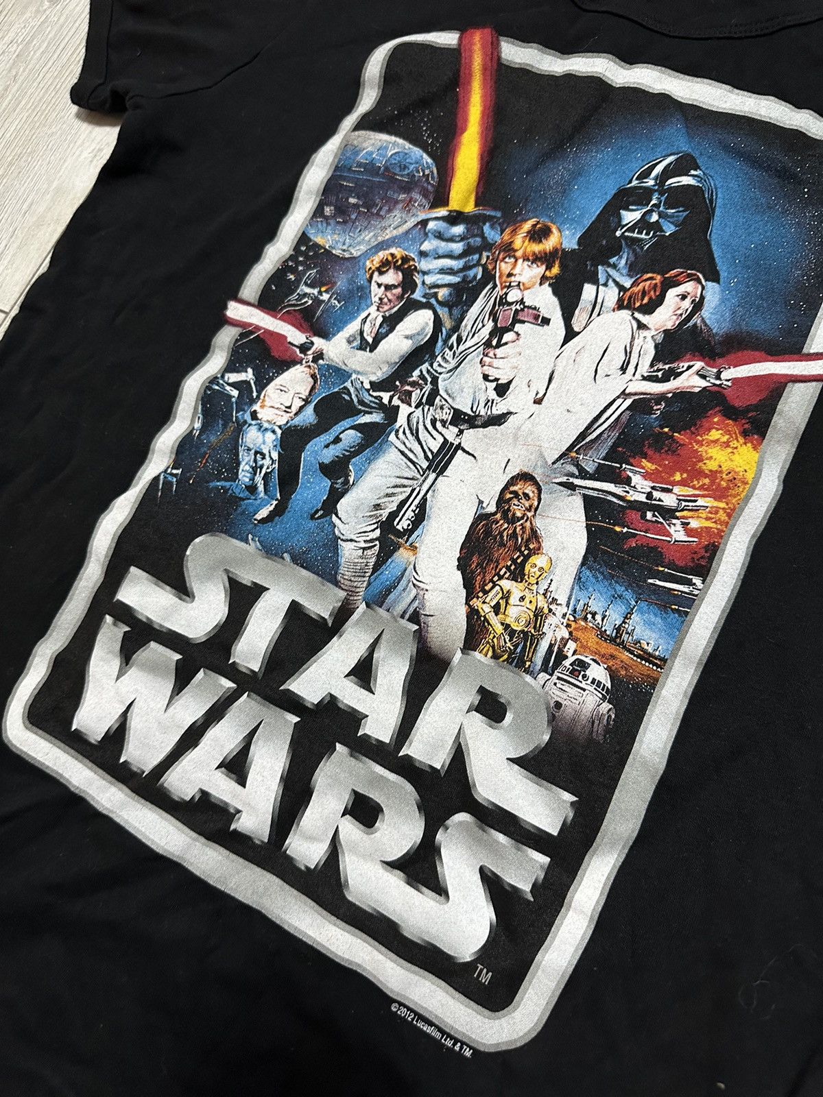 Other 2012 Lucas Films Star Wars Logo Tee Size L Size US L / EU 52-54 / 3 - 2 Thumbnail