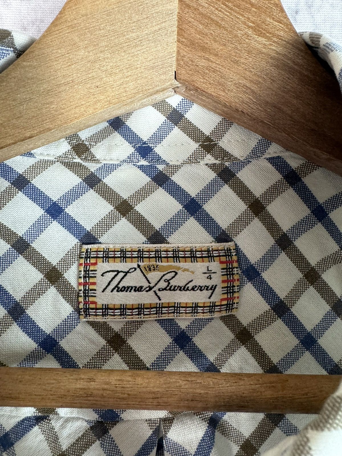 Burberry Thomas Burberry Vintage Shirt Size US L / EU 52-54 / 3 - 2 Thumbnail