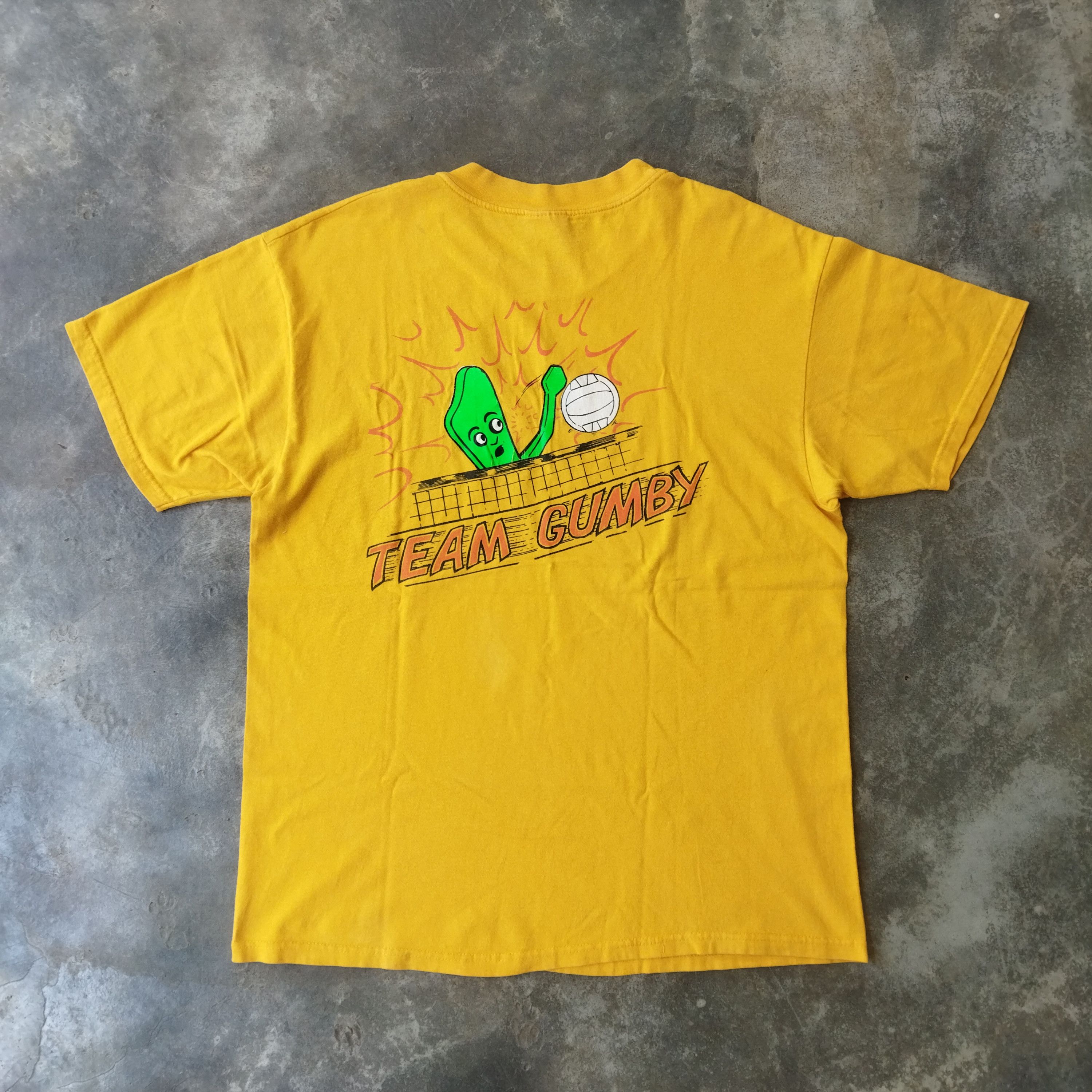 Hanes × Vintage HANES BEEFY TEAM GUMBY T-SHIRT Size US L / EU 52-54 / 3 - 1 Thumbnail