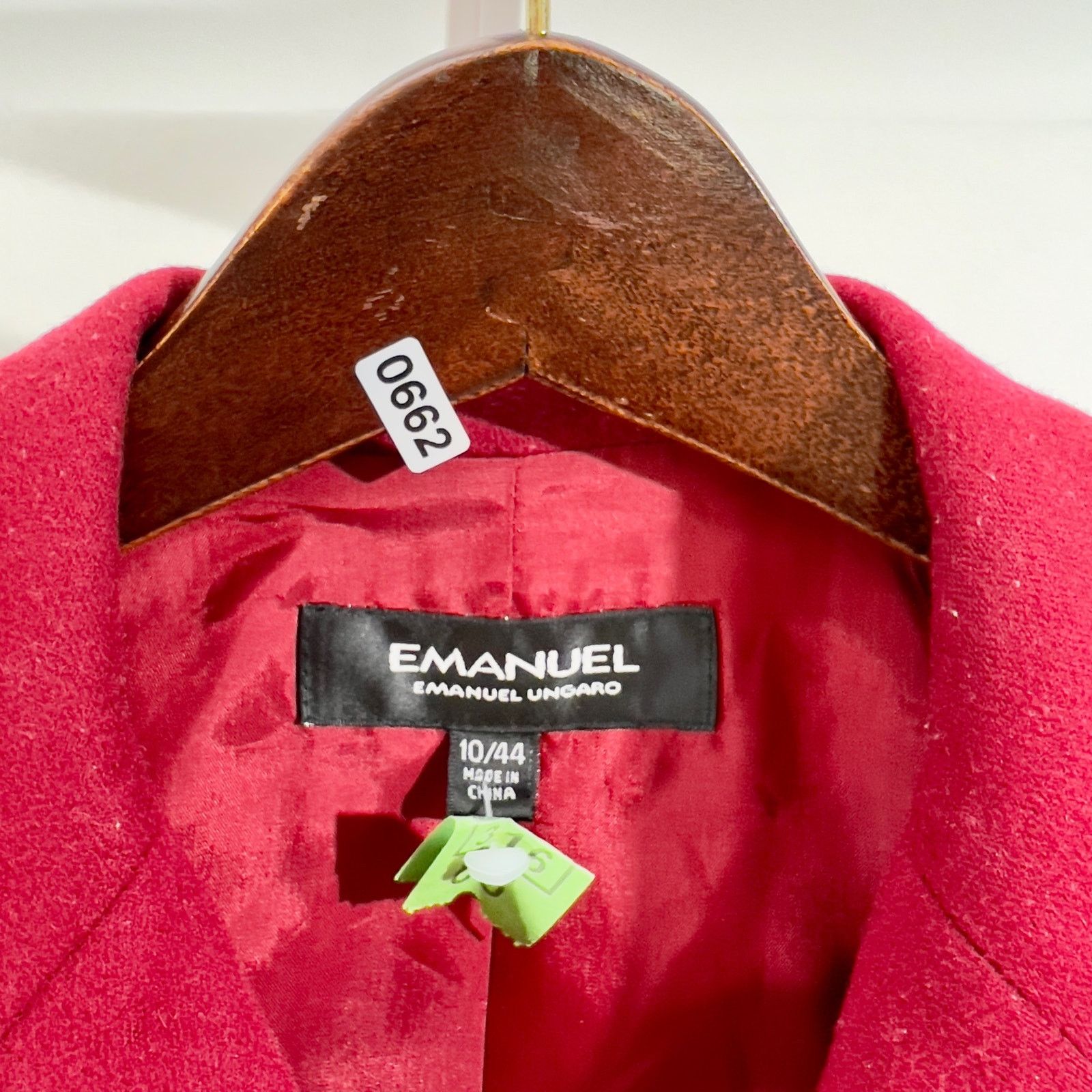 Emanuel Ungaro Blazer Coat Emanual Ungaro Woman 10 90% Wool 10% Cashmere Size L / US 10 / IT 46 - 11 Thumbnail