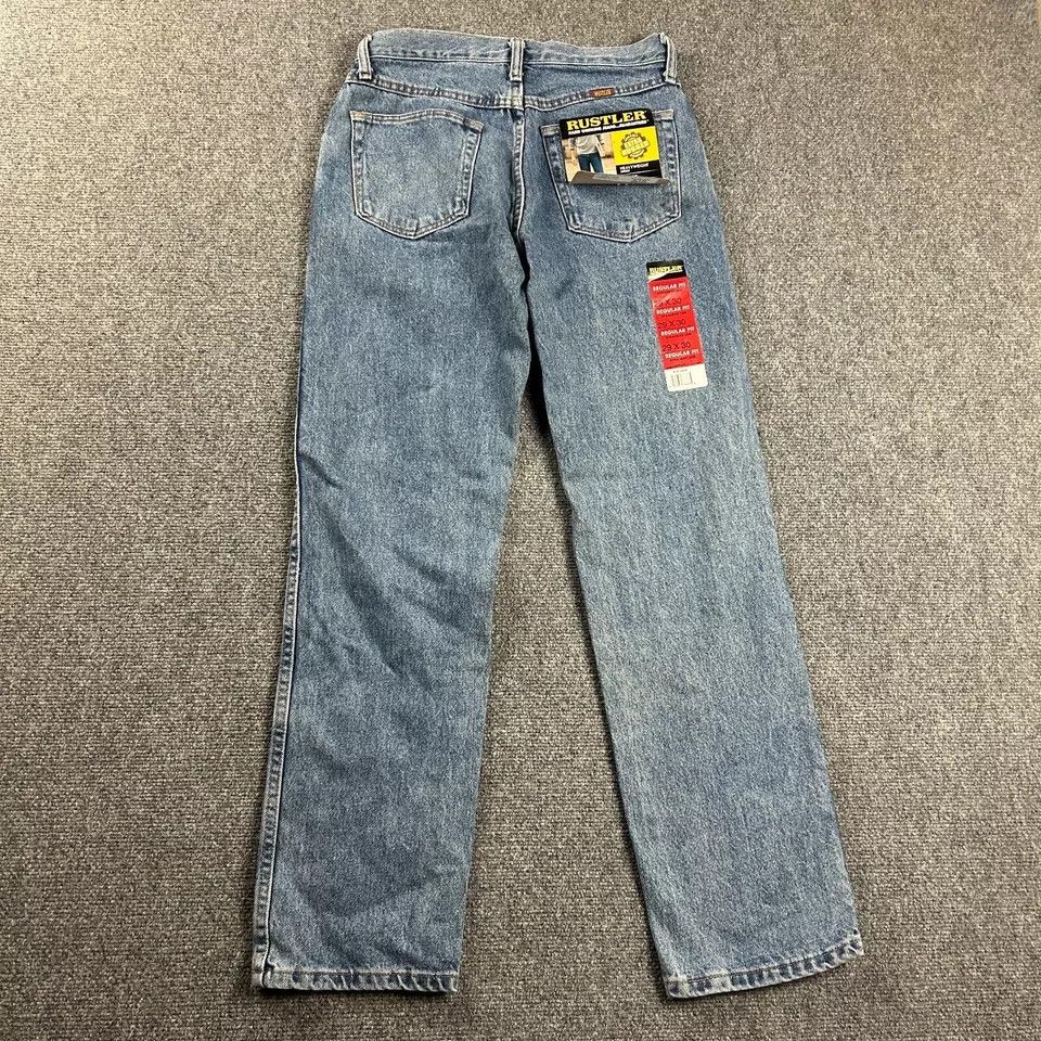 Rustler Rustler Jeans Mens 29x30 Denim Regular Fit Extra Rugged NWT Size US 29 - 4 Thumbnail