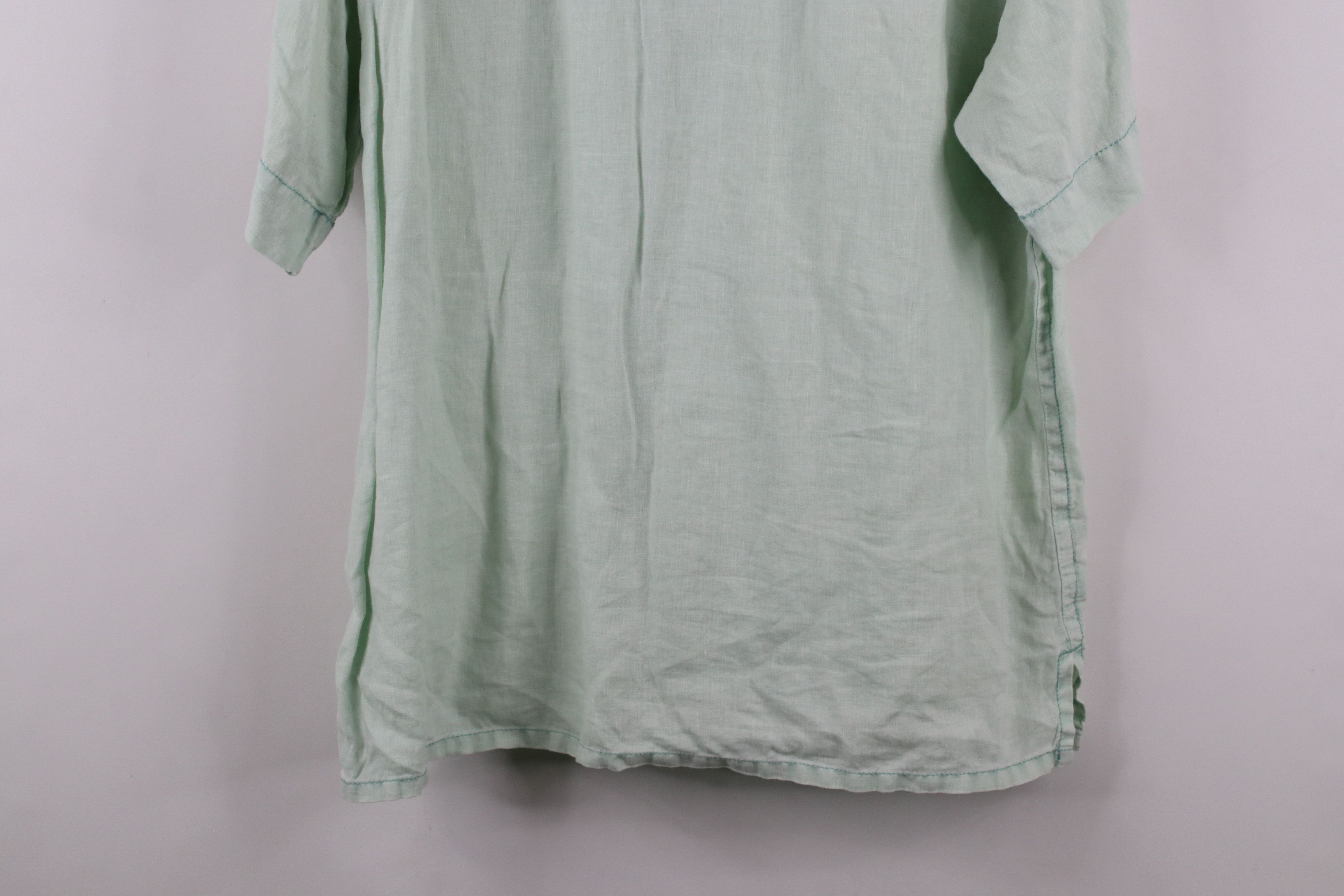 Tommy Bahama × Vintage Vintage Tommy Bahama Linen Beach Short Sleeve Button Shirt Size US L / EU 52-54 / 3 - 14 Thumbnail
