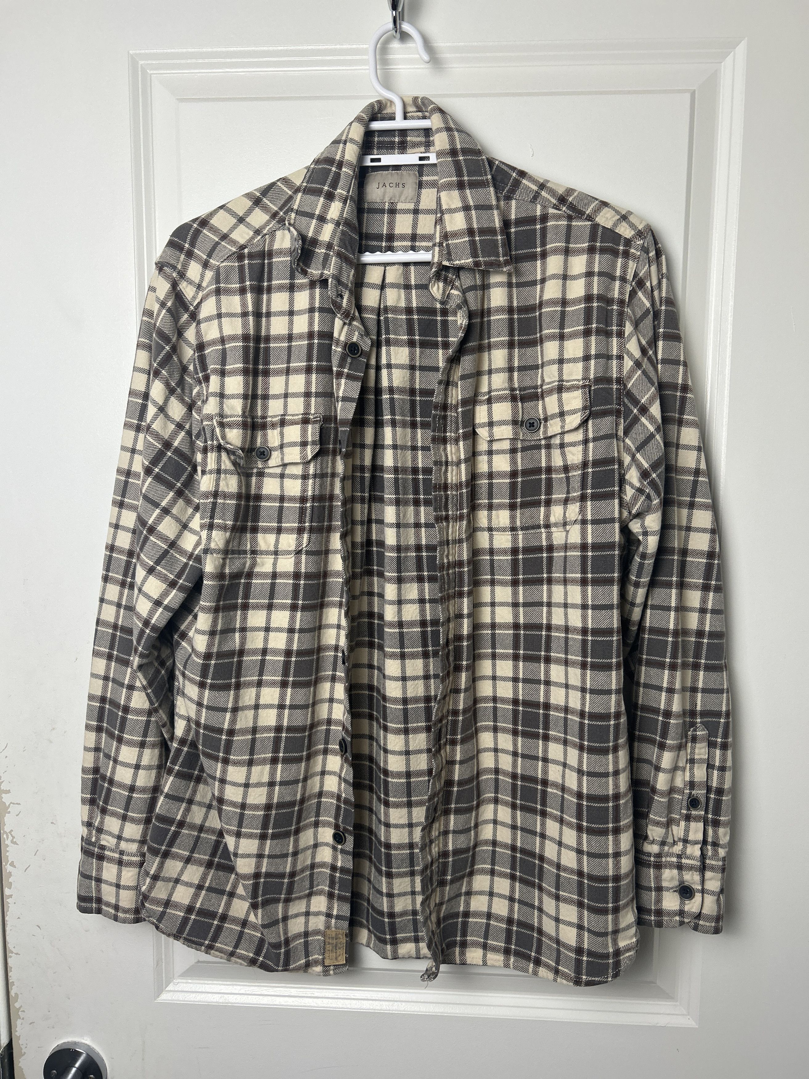 JACHS NY JACH'S Men Brawny Button Down Long Sleeve Flannel Size US M / EU 48-50 / 2 - 1 Thumbnail