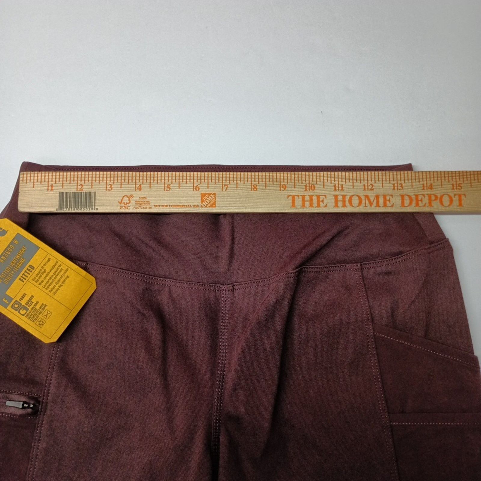 Carhartt Carhartt Women's Leggings Light Utility Size ST Blackberry Size 27" / US 4 / IT 40 - 7 Thumbnail