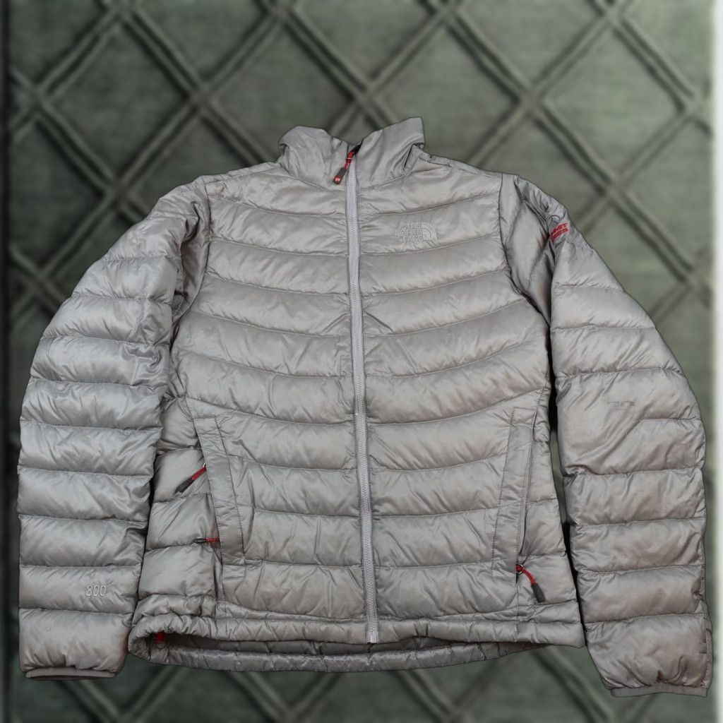The North Face The North Face Summit Series Jacket Womens Medium Gray 800 Down Puffer Zip Warm Size M / US 6-8 / IT 42-44 - 1 Thumbnail