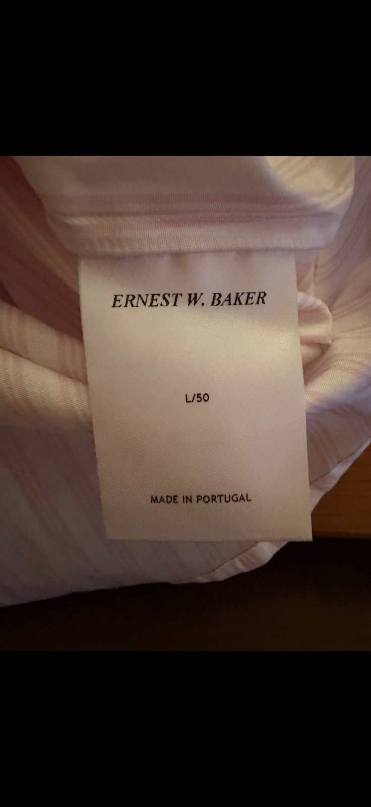 Ernest W. Baker Ernest W. Baker Collar Striped Shirt / Polo Size US L / EU 52-54 / 3 - 5 Thumbnail