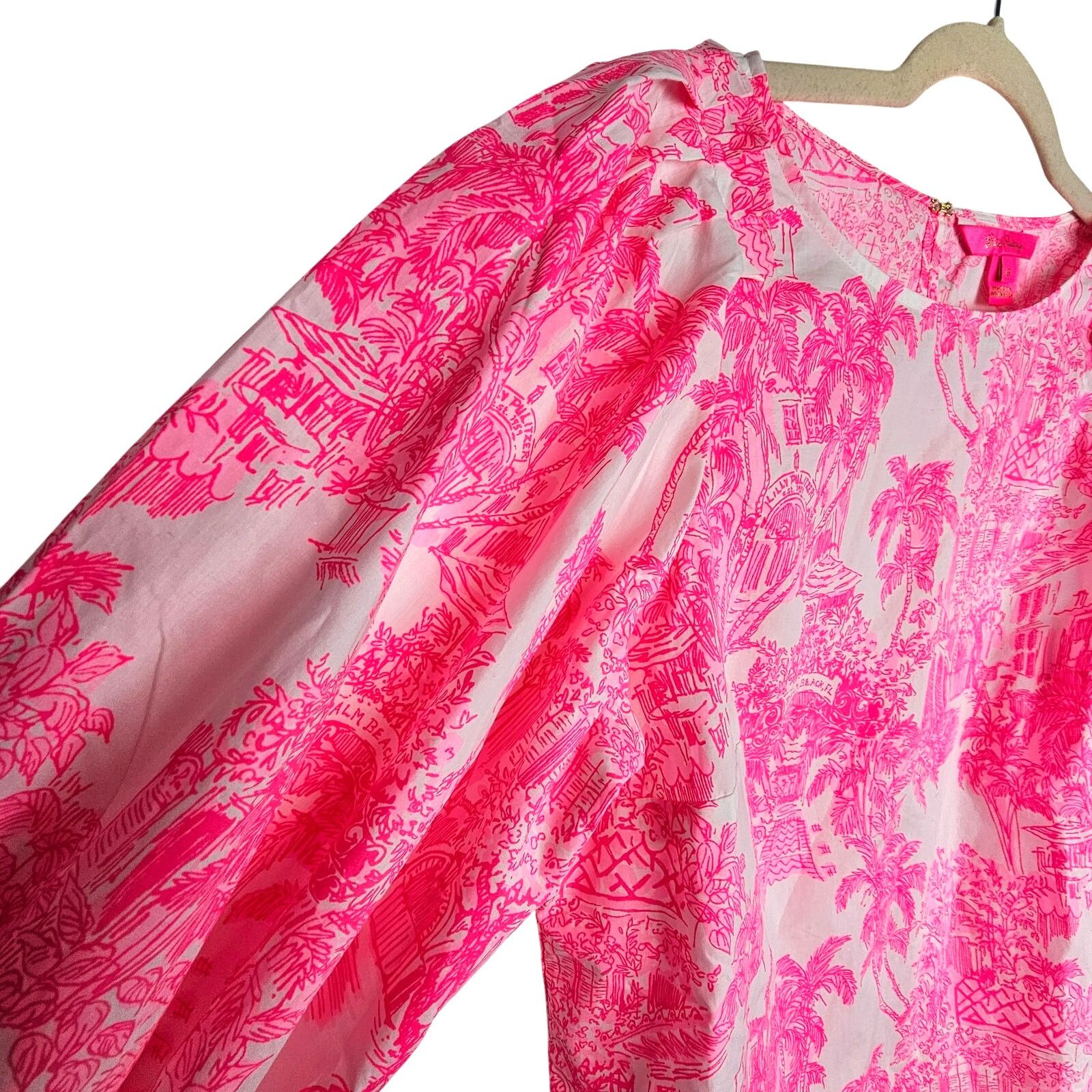 Lilly Pulitzer Lilly Pulitzer Barbara Top Palm Beach Anniversary Toile 6 Size M / US 6-8 / IT 42-44 - 6 Thumbnail