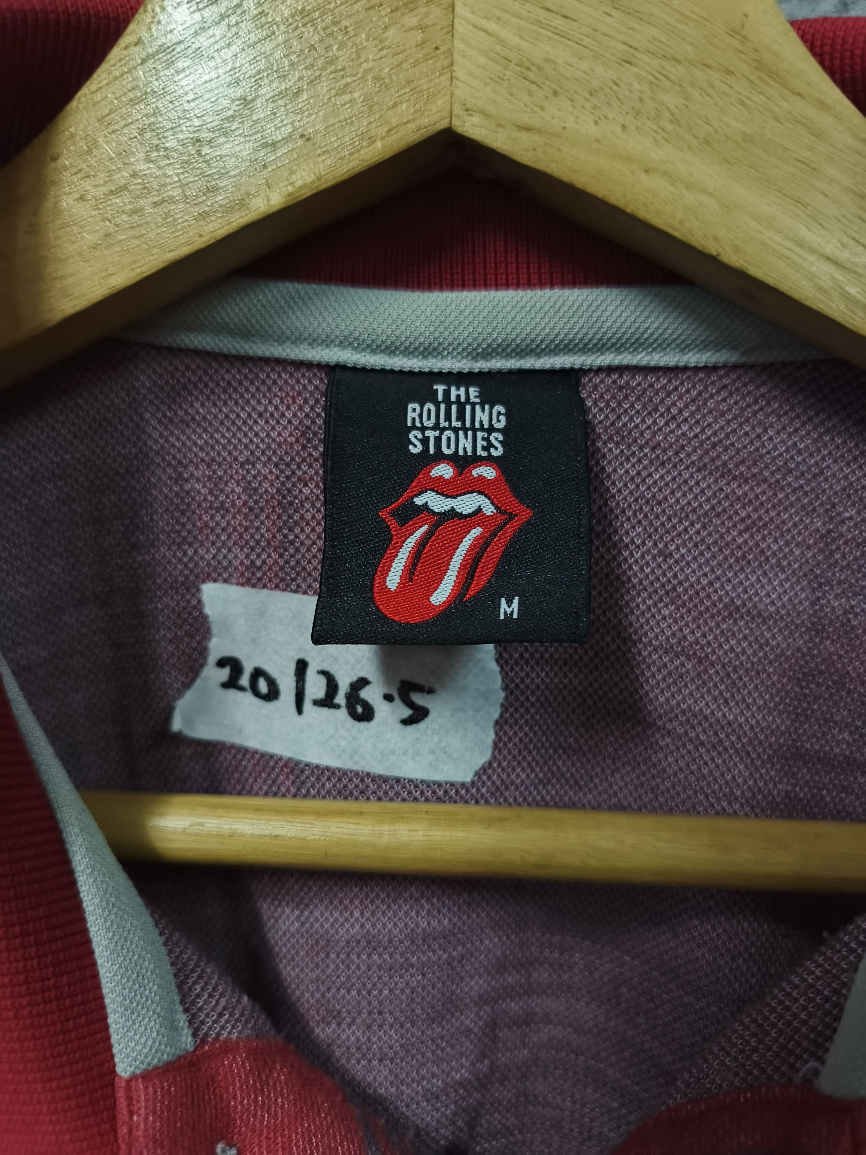 The Rolling Stones THE ROLLING STONES BRITISH🇬🇧 POLO SHIRT STRIPE Size US M / EU 48-50 / 2 - 5 Thumbnail