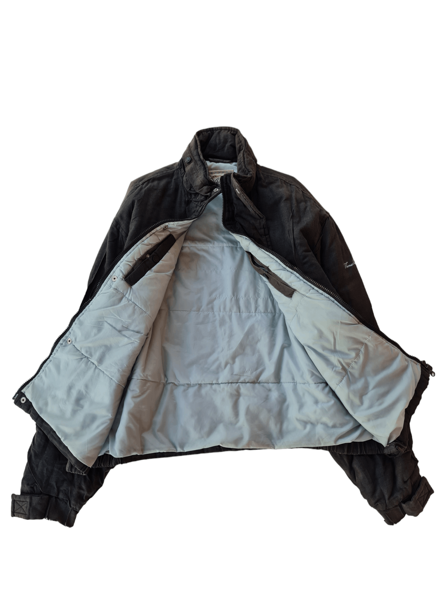 Vintage Thomas Burberry Heavy Jacket Zipper Size US L / EU 52-54 / 3 - 4 Thumbnail