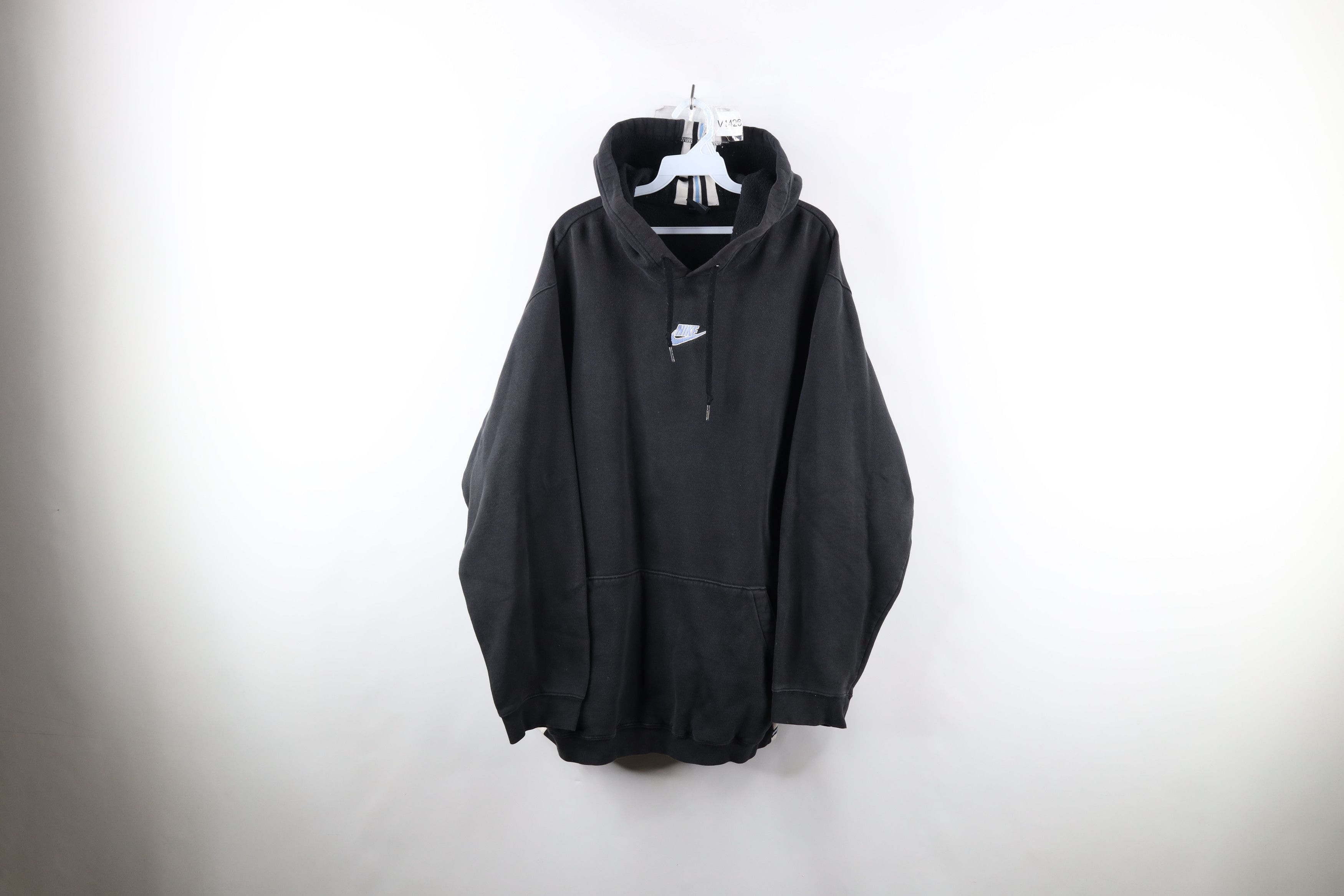 image of Nike Travis Scott Center Swoosh Heavyweight Hoodie in Black, Men's (Size XL)