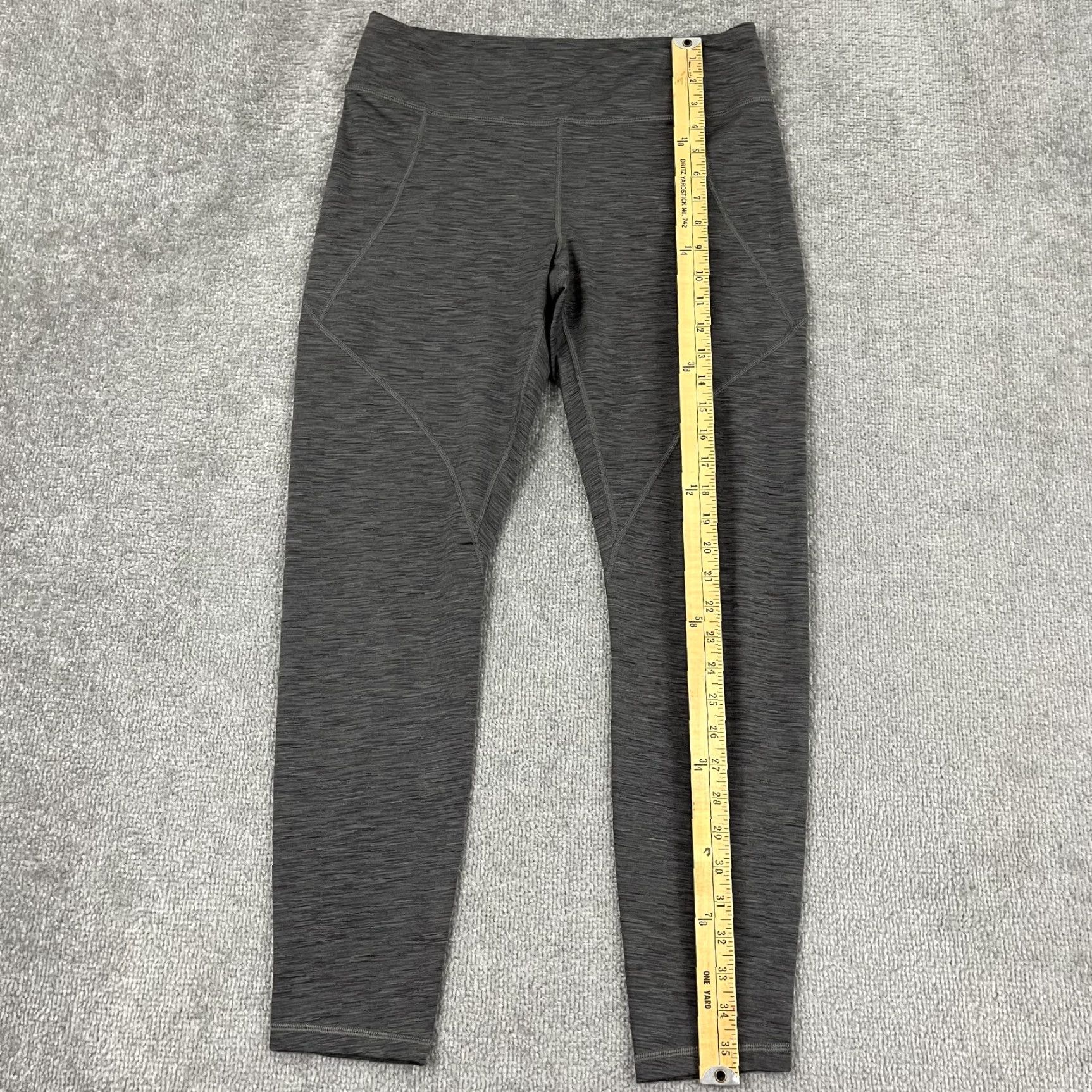 Patagonia VINTAGE Patagonia Centered Tights Womens Large / 27" Ankle Heather Gray Active Hike Yoga Size ONE SIZE - 7 Thumbnail