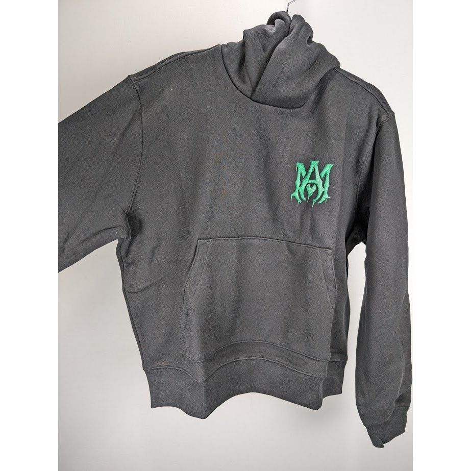 Amiri o1rshd1 Watercolor MA Hoodie in Black/Green M Size US M / EU 48-50 / 2 - 10 Thumbnail