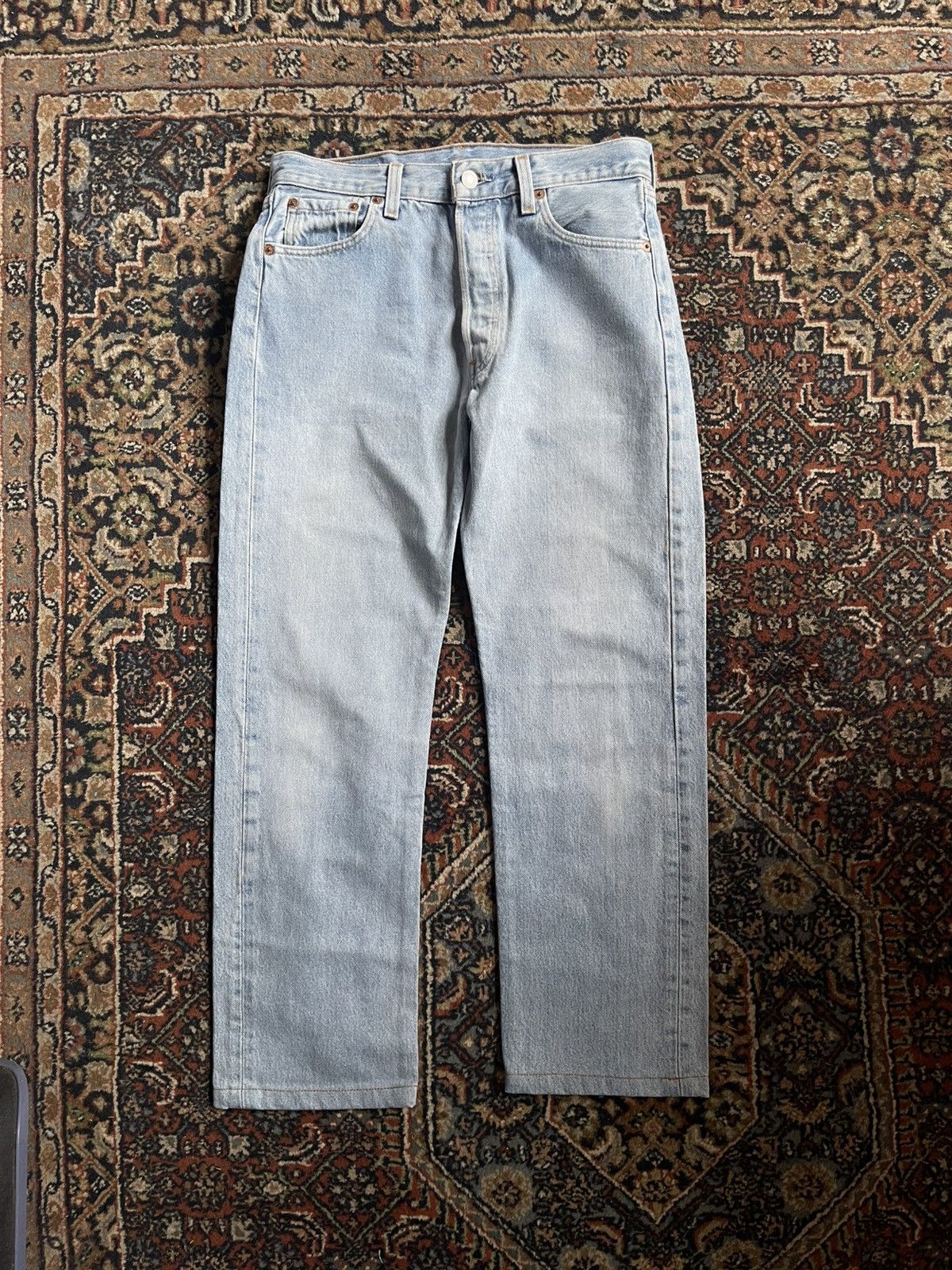 Levi's Levis 501xx Jeans Buttonfly light wash not erd Size US 31 - 1 Thumbnail