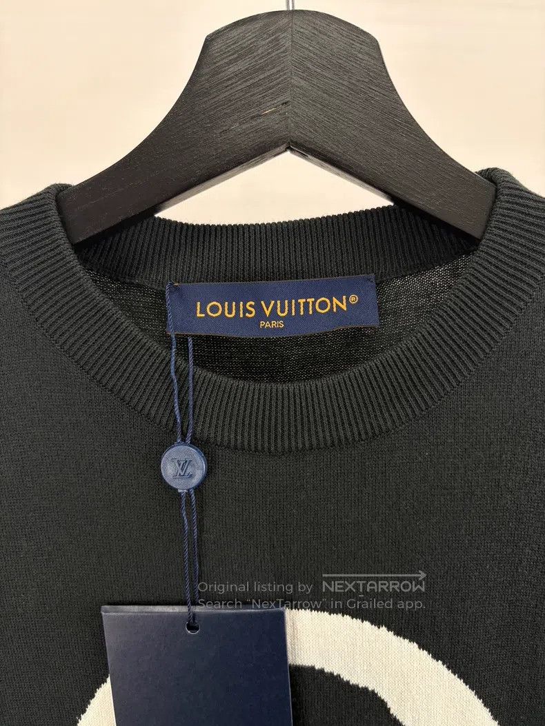 Louis Vuitton Louis Vuitton Black and white figure knitted short sleeve Size US S / EU 44-46 / 1 - 3 Thumbnail