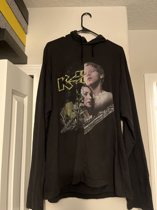 Vetements titanic shop split hoodie