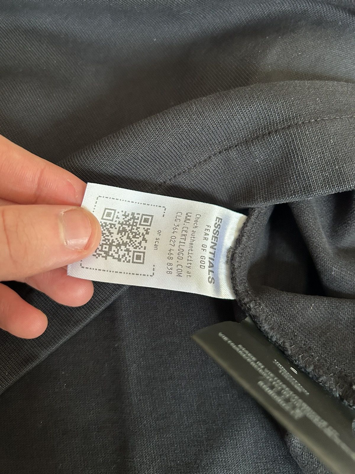 Fear of God DARK BLUE ESSENTIALS FEAR OF GOD TEE Size US S / EU 44-46 / 1 - 10 Thumbnail