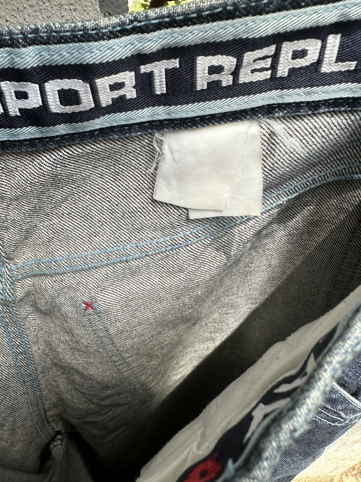 If Six Was Nine × Replay Vintage 90s SPORT REPLAY Baggy HipHop Pants BOSS01 Size US 35 - 7 Thumbnail