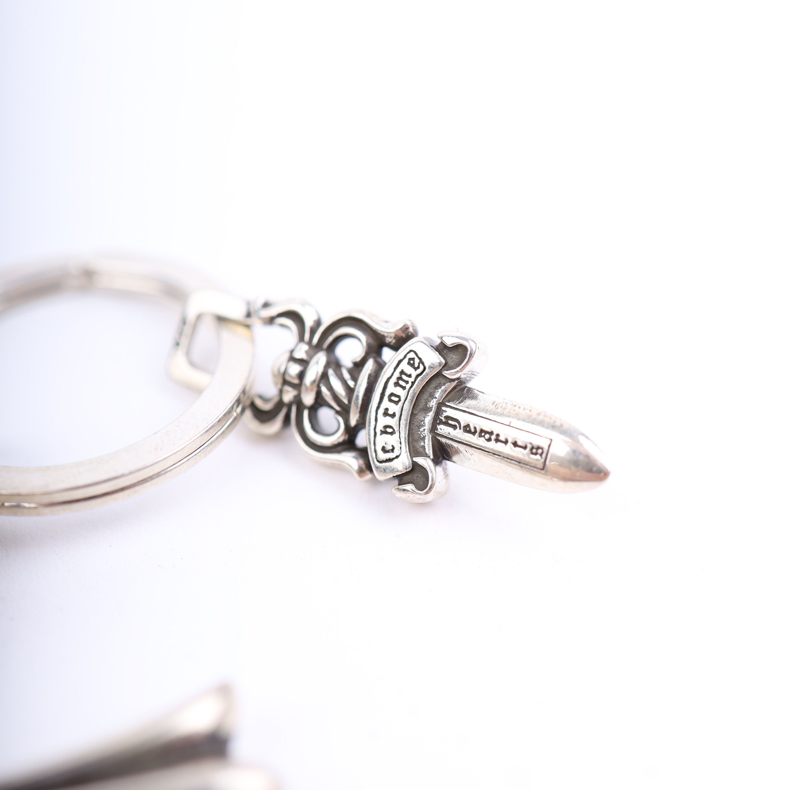 Chrome Hearts CHROME HEARTS LARGE CROSS + DAGGER KEY RING Size ONE SIZE - 5 Thumbnail
