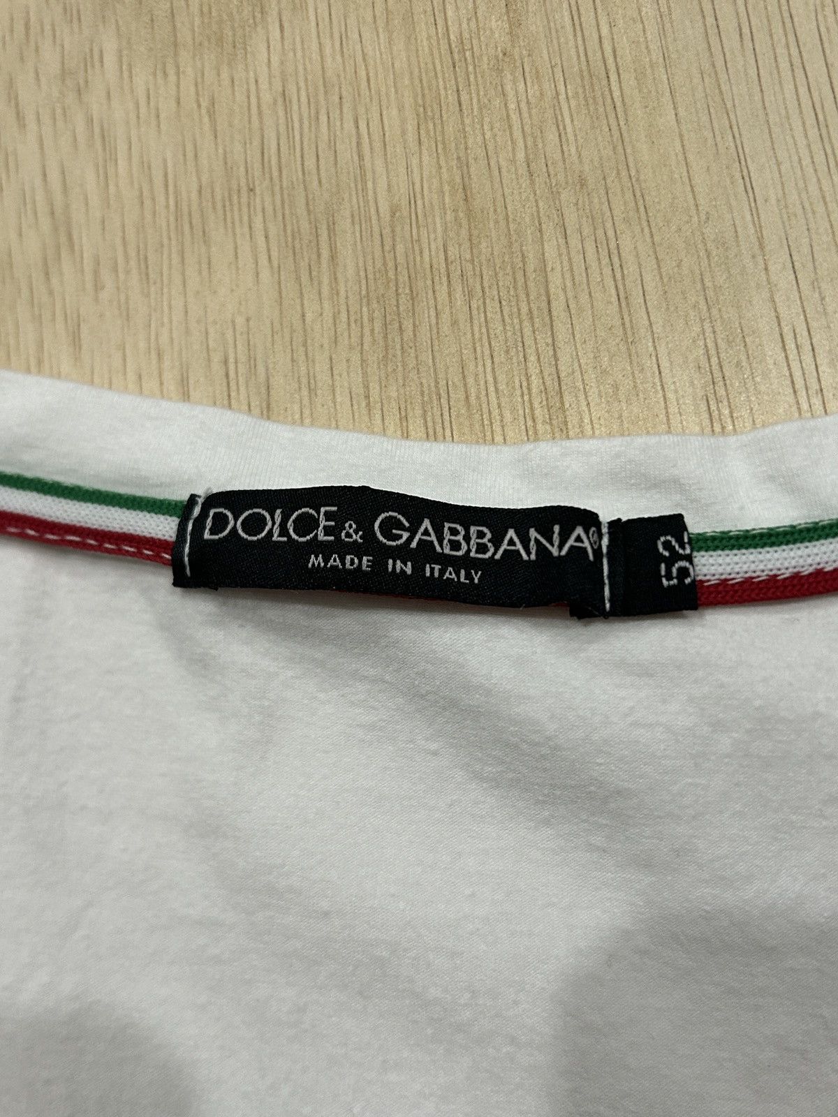 Dolce & Gabbana Dolce & Gabbana V-Neck Tee Size US L / EU 52-54 / 3 - 4 Thumbnail