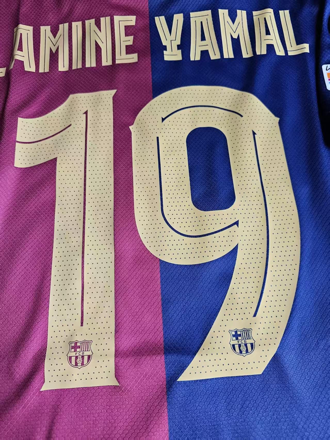 Other Barcelona #19 Lamine Yamal Jersey Home Size US XXL / EU 58 / 5 - 5 Thumbnail