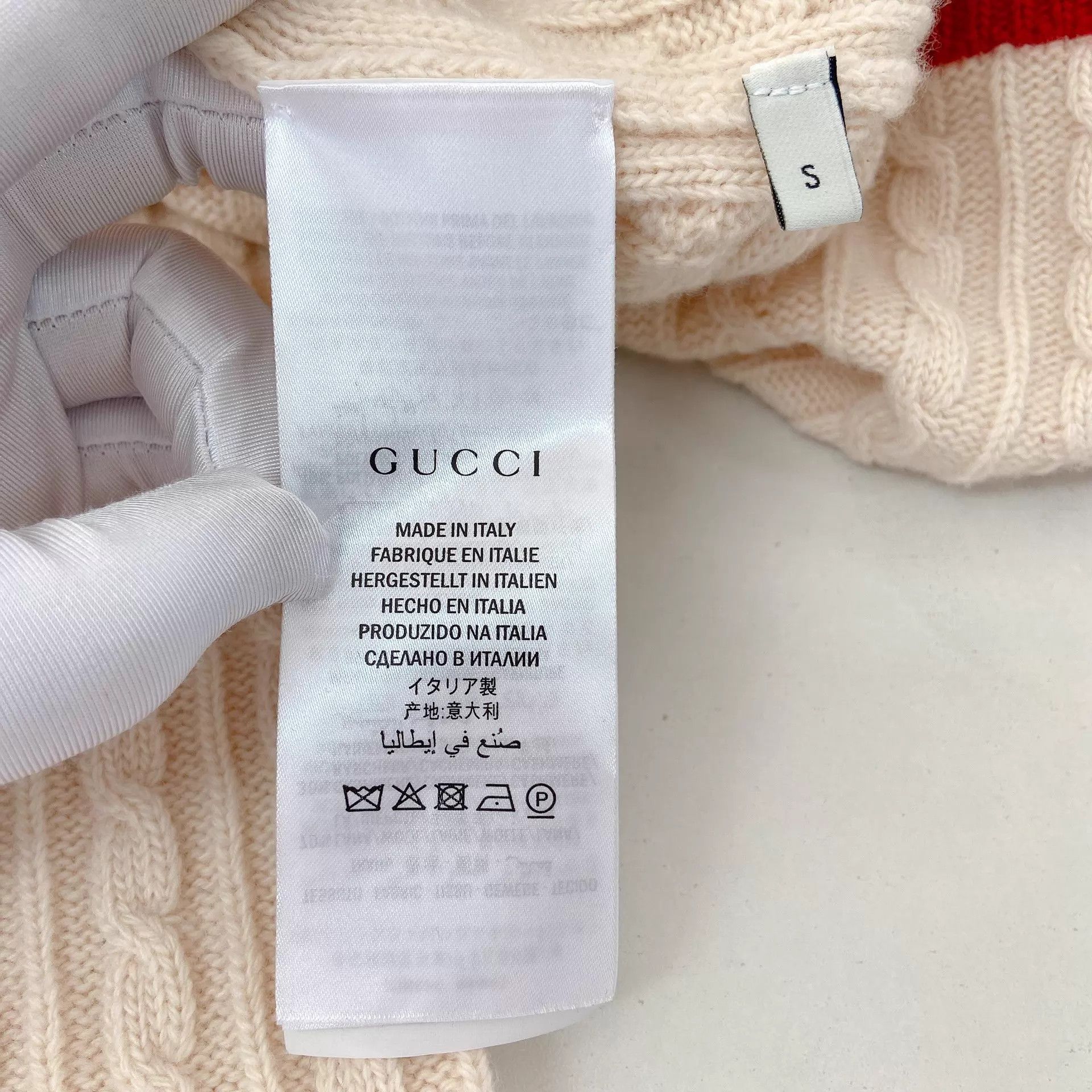 Gucci Gucci white knit cardigan S pre-owned Size S / US 4 / IT 40 - 8 Thumbnail