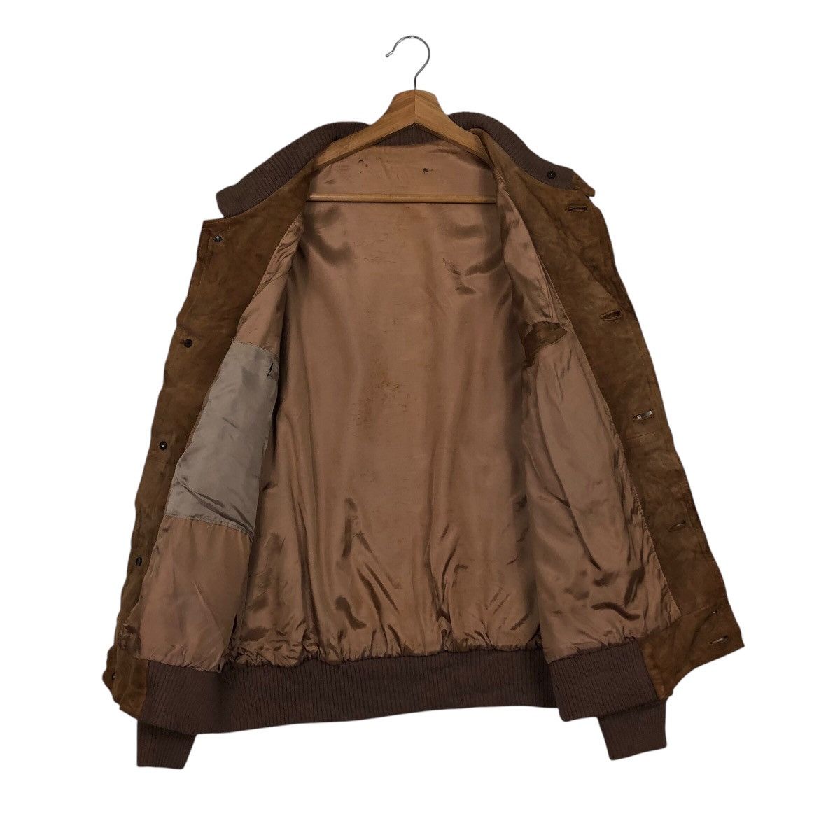 Japanese Brand 📌Vintage Genuine Leather Jacket Button Unknown Issey Miyake Size US M / EU 48-50 / 2 - 14 Thumbnail