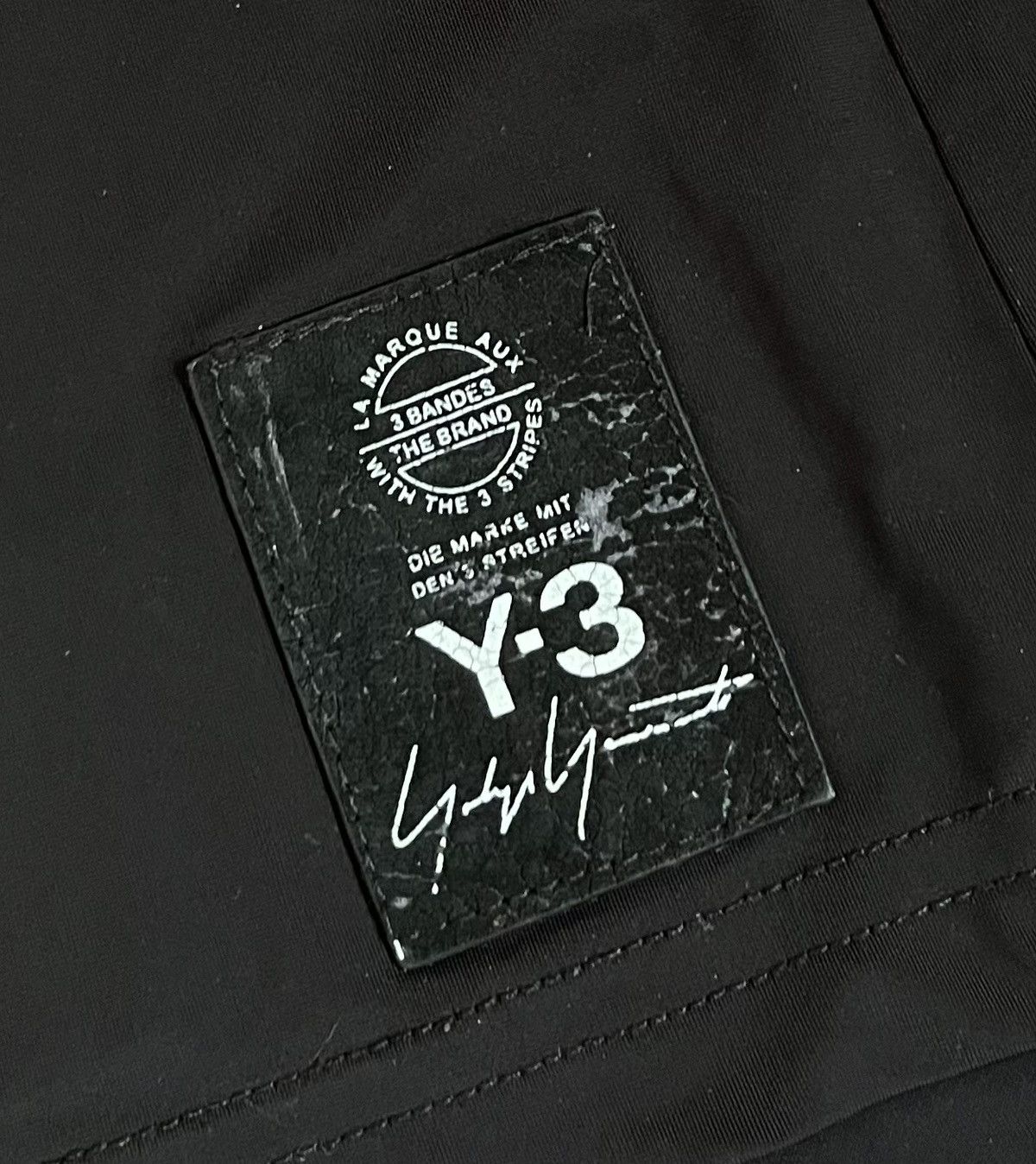 Yohji Yamamoto Vintage yohji yamamoto y-3 black jogging shorts Size US 27 - 6 Thumbnail
