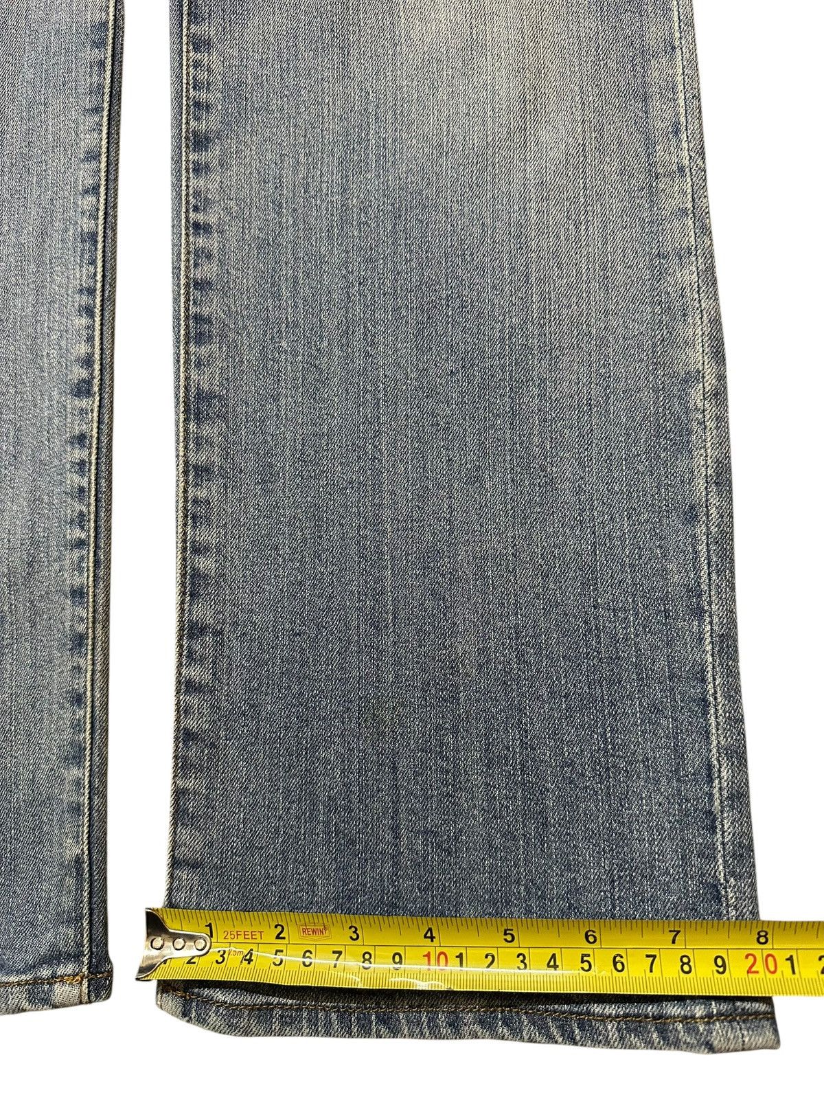 Hanes Vintage 90s Hanes Faded Wash Destroyed Distressed Jeans Size US 34 / EU 50 - 16 Thumbnail