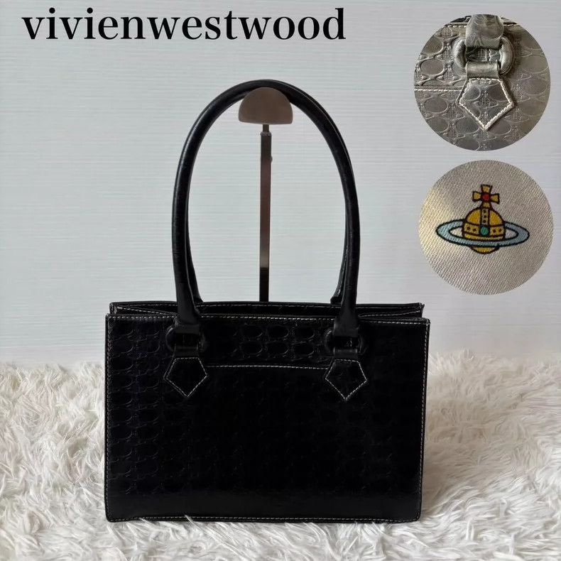 Vivienne Westwood Vivienne Westwood size os Saturn embossed tote bag Size ONE SIZE - 1 Thumbnail