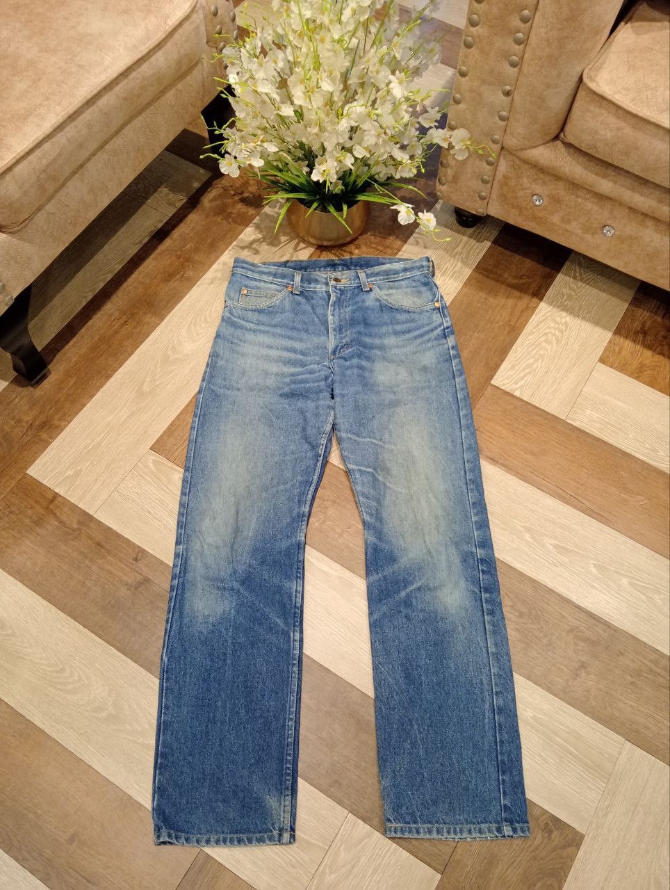 Lee RARE LEE RIDERS VINTAGE DENIM JEANS - SIZE 33x34 Size US 33 - 1 Thumbnail