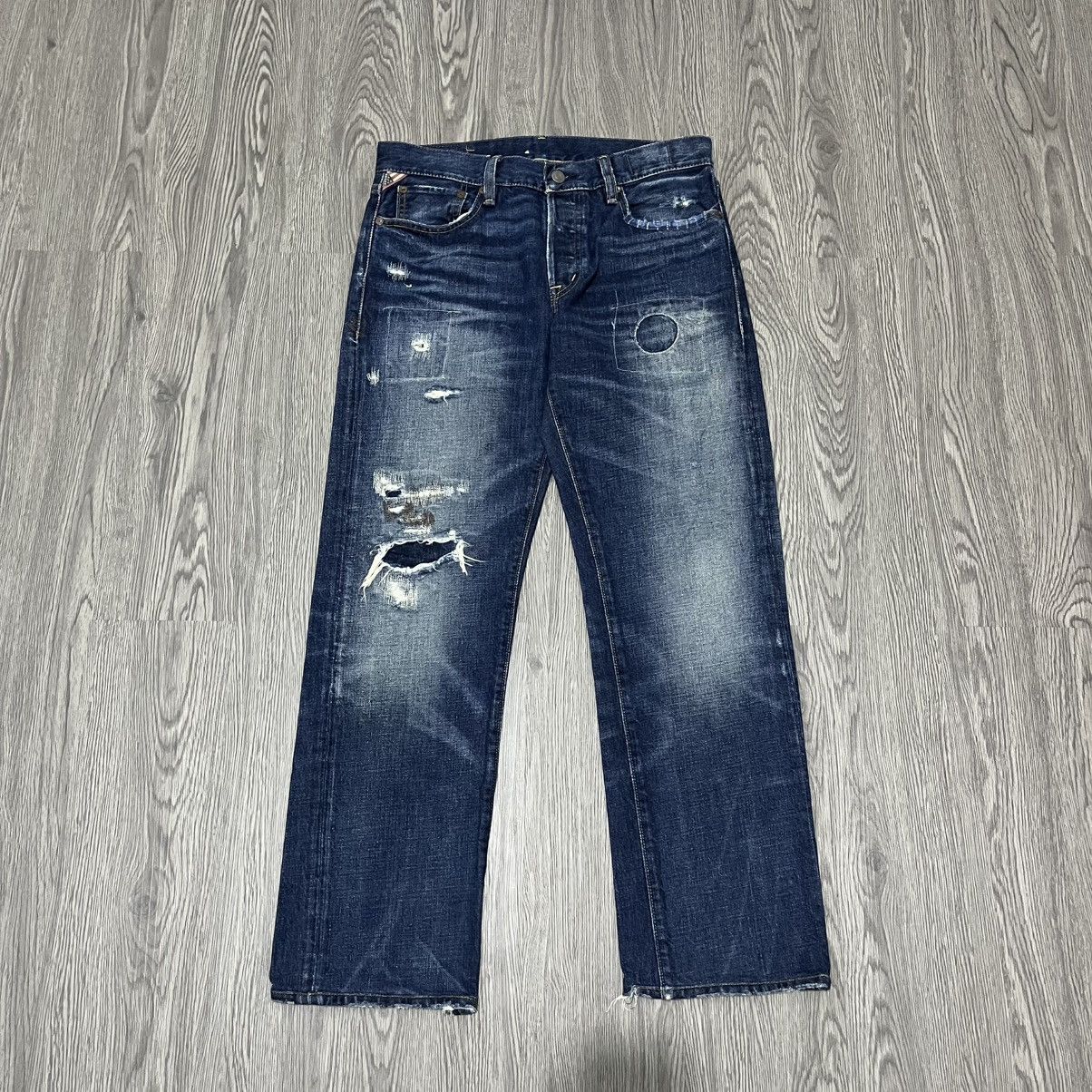 Denim & Supply Ralph Lauren Distressed With Shasiko Patch Denim & Supply RL Jeans Pant Size US 30 / EU 46 - 1 Thumbnail