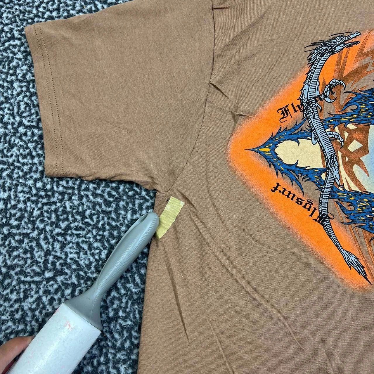 Tultex Vintage Flysurf Shirt Men Short Sleeve Crew Neck L Cotton Size US L / EU 52-54 / 3 - 3 Thumbnail