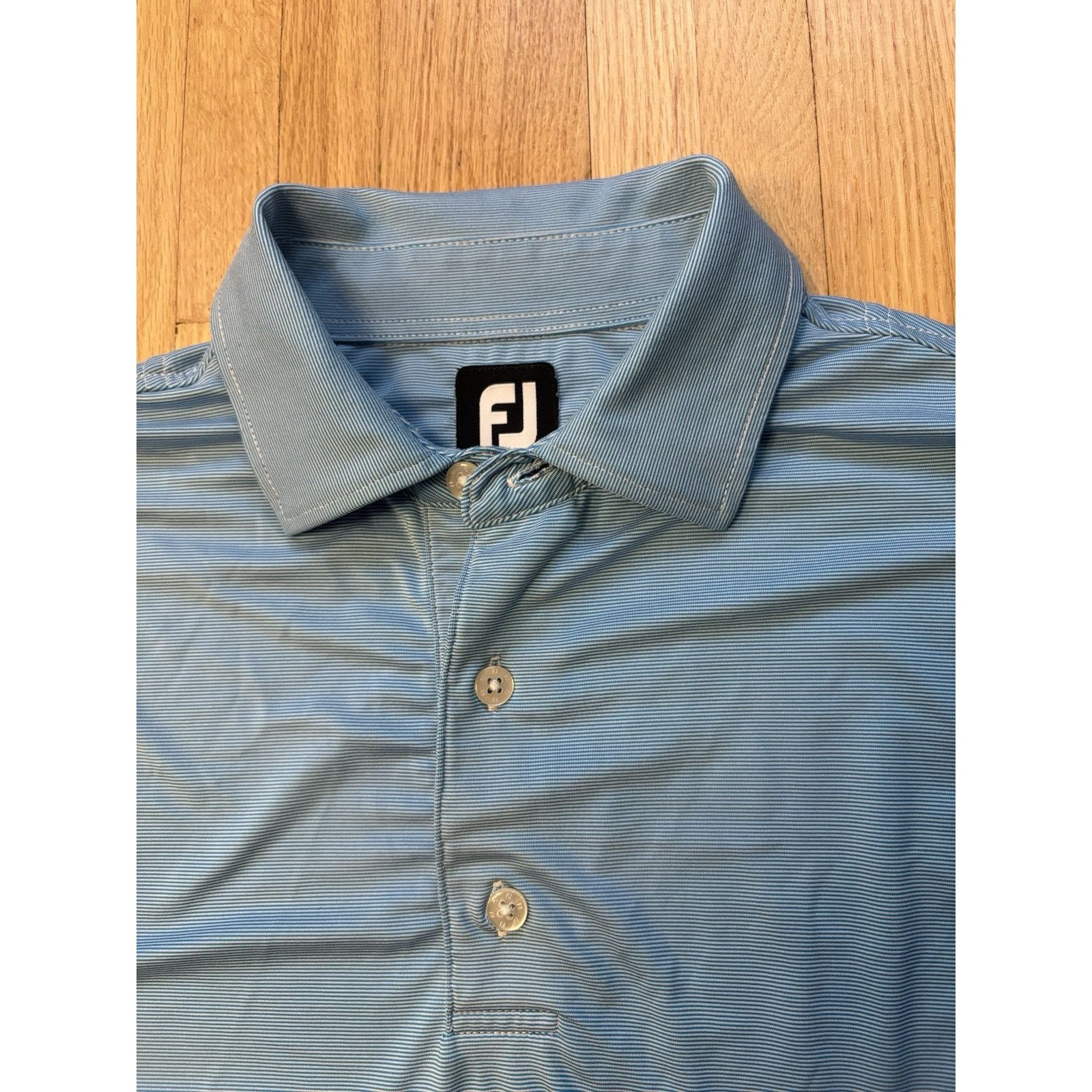 Footjoy FootJoy Golf Polo Shirt Adult XL Performance Blue Men's Size US XL / EU 56 / 4 - 2 Thumbnail