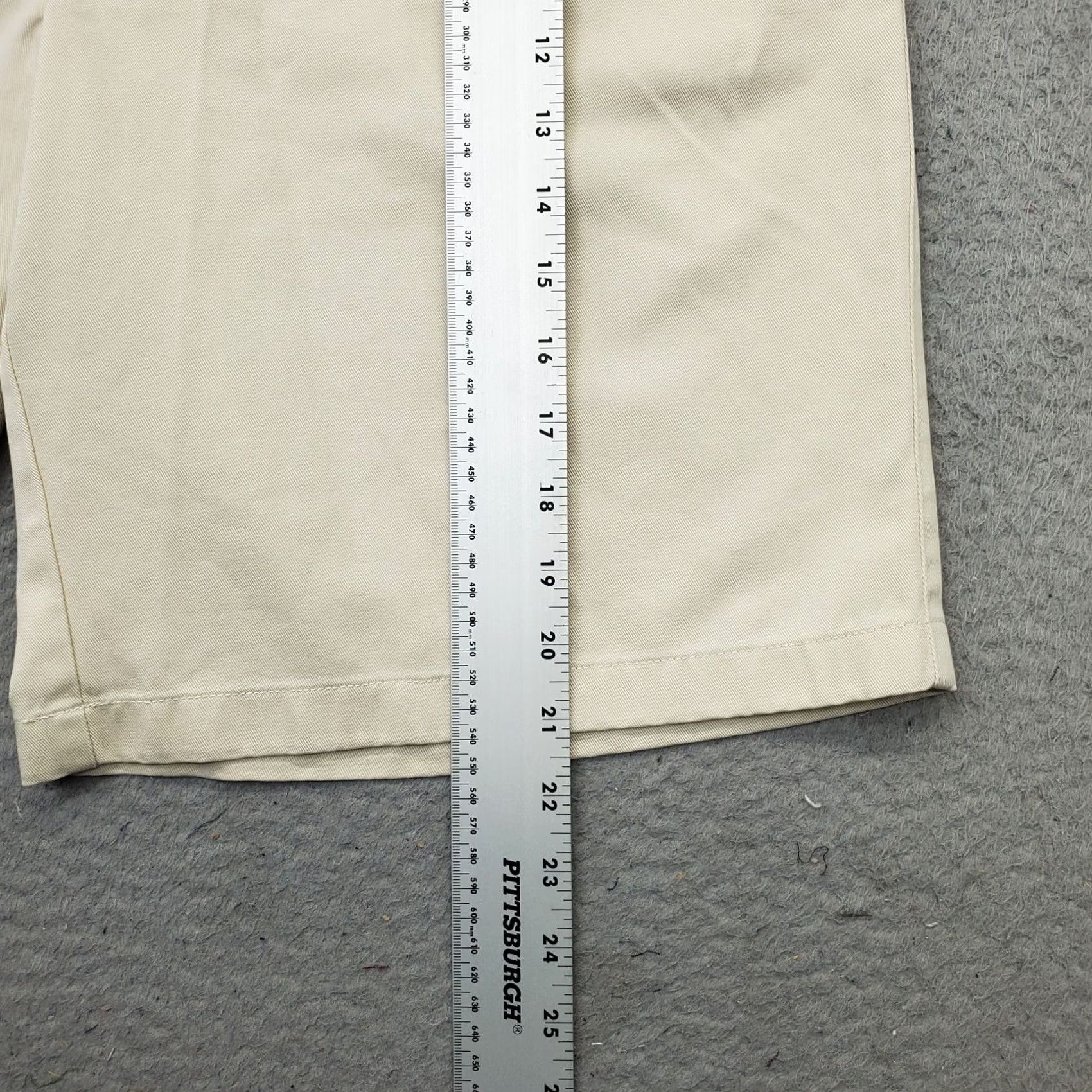 Vintage L.L. Bean Chino Shorts Womens 14R Tan Original Fit Outdoor Summer 8.75" Inseam Size 36" / US 14 / IT 50 - 3 Thumbnail