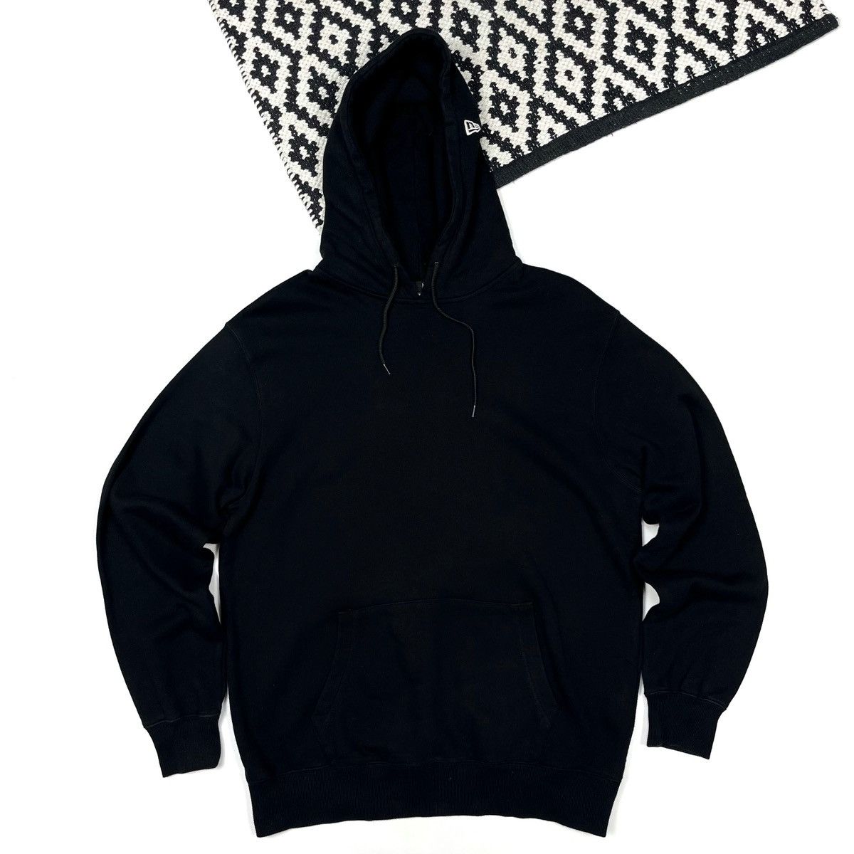 New Era × Yohji Yamamoto Yohji Yamamoto Pour Homme × NEW ERA NO FUTURE Logo Hoodie Size US L / EU 52-54 / 3 - 6 Thumbnail