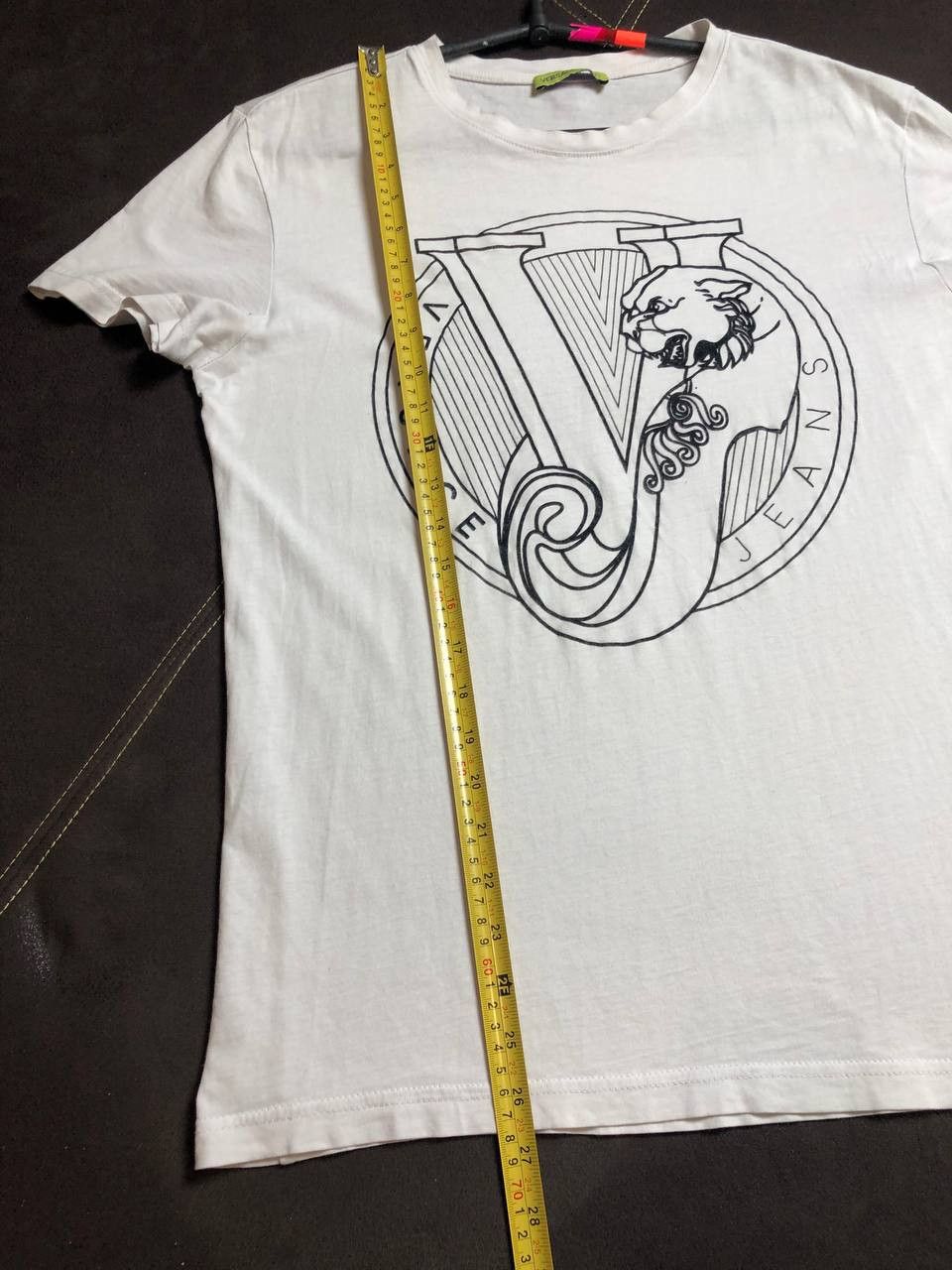 Versace Vèrsace White T-Shirt Logo Size M , Used Size US M / EU 48-50 / 2 - 4 Thumbnail
