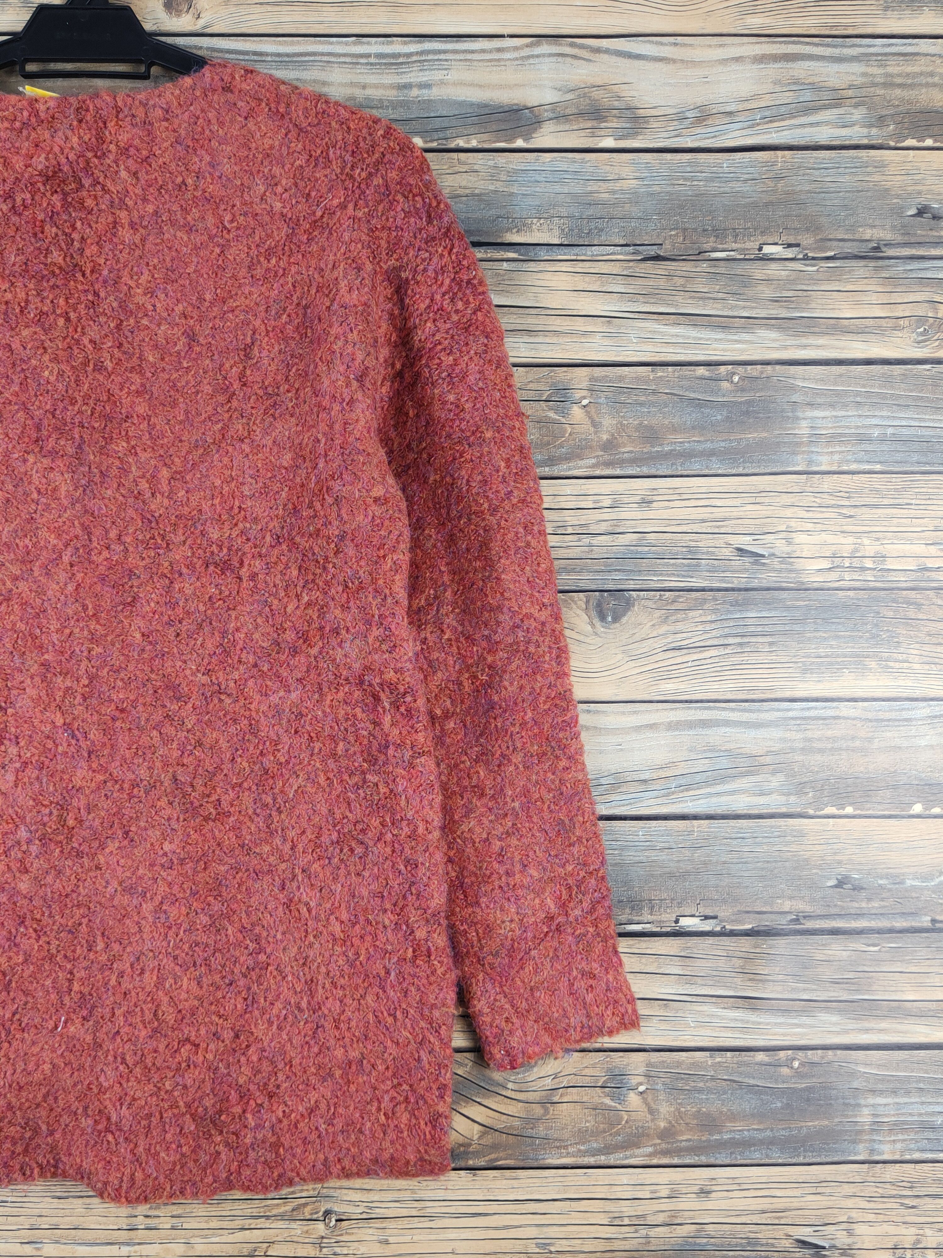 Homespun Knitwear × LOWRYS FARM × Vintage Lowrys Farm Orange Knitwear Sweatshirts #W1197 Size M / US 6-8 / IT 42-44 - 9 Thumbnail