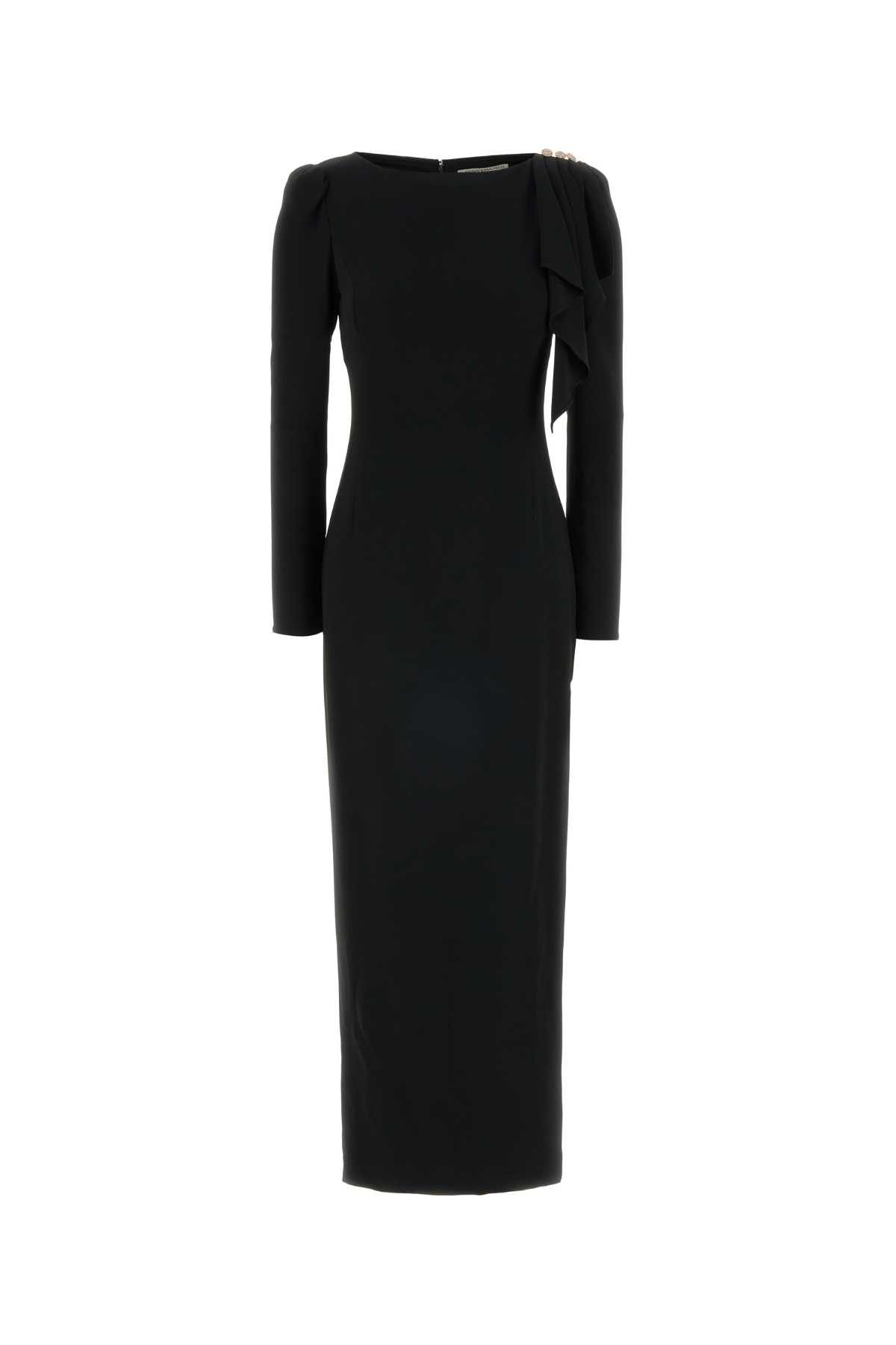 Black Cady Long Dress, Women's (Size M)